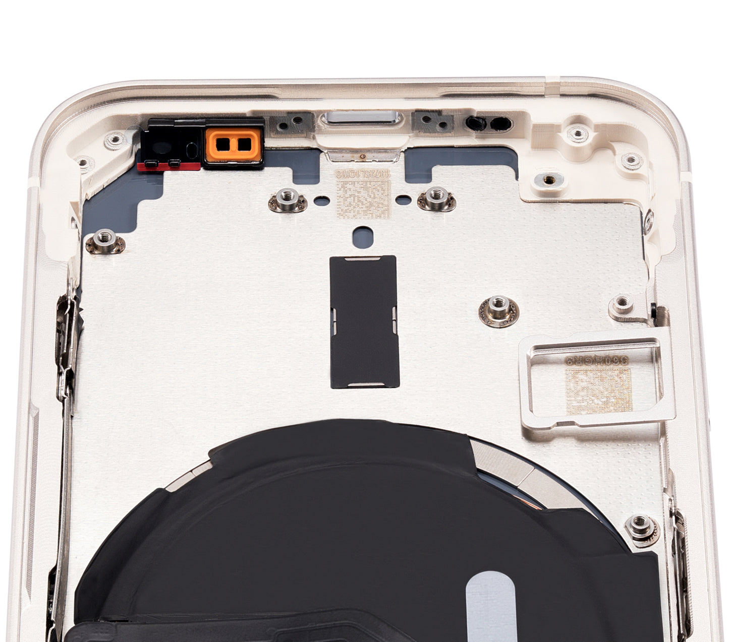 Back Housing W/ Small Parts For iPhone 12 Mini (US Version) (Aftermarket Plus) (White)