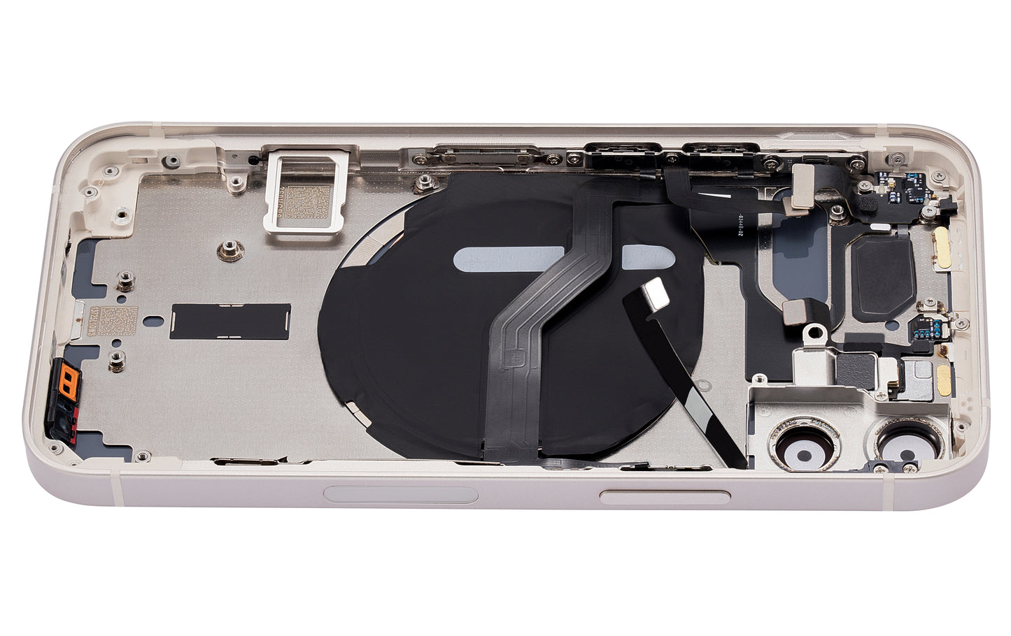 Back Housing W/ Small Parts For iPhone 12 Mini (US Version) (Aftermarket Plus) (White)