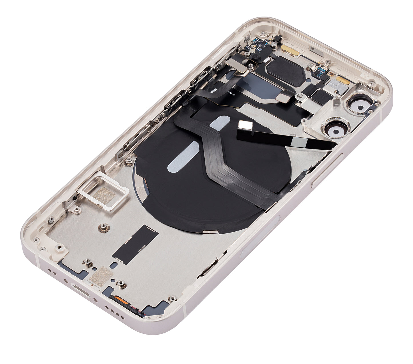 Back Housing W/ Small Parts For iPhone 12 Mini (US Version) (Aftermarket Plus) (White)