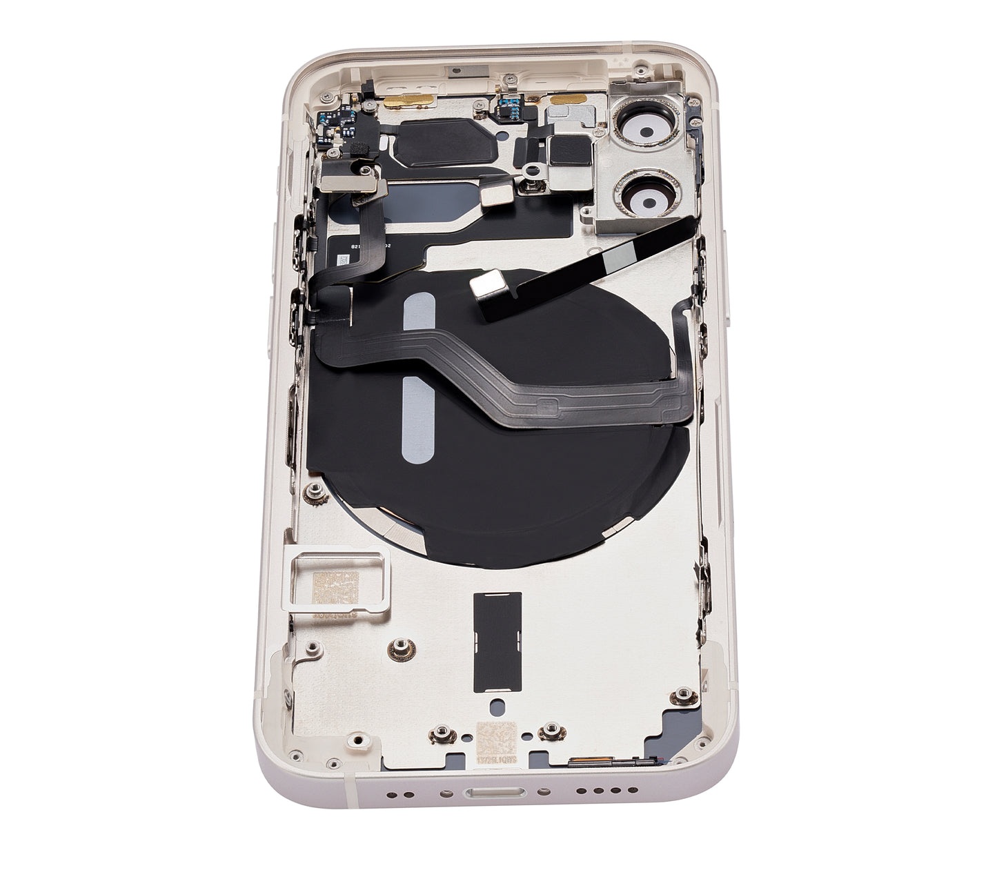 Back Housing W/ Small Parts For iPhone 12 Mini (US Version) (Aftermarket Plus) (White)