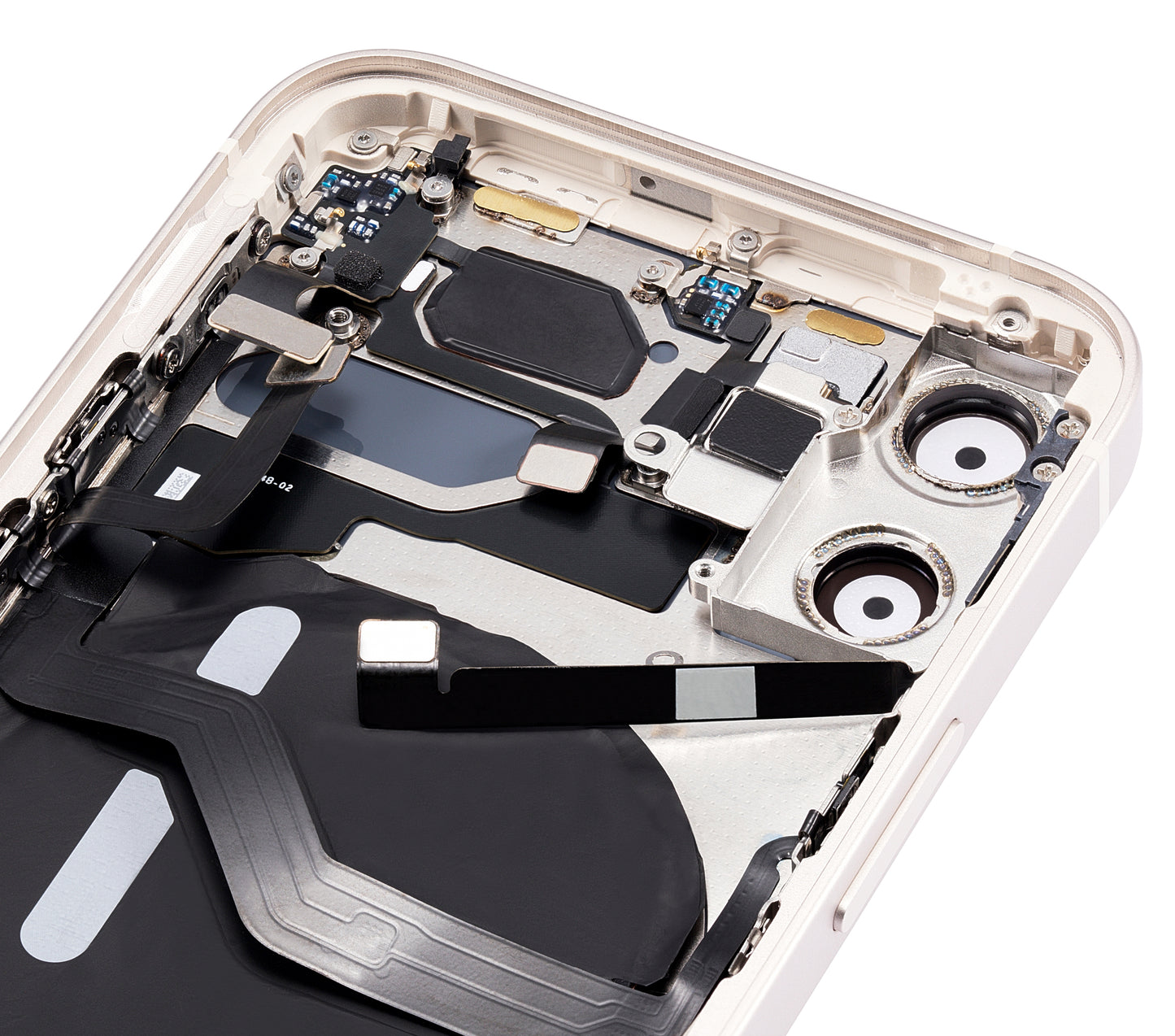 Back Housing W/ Small Parts For iPhone 12 Mini (US Version) (Aftermarket Plus) (White)