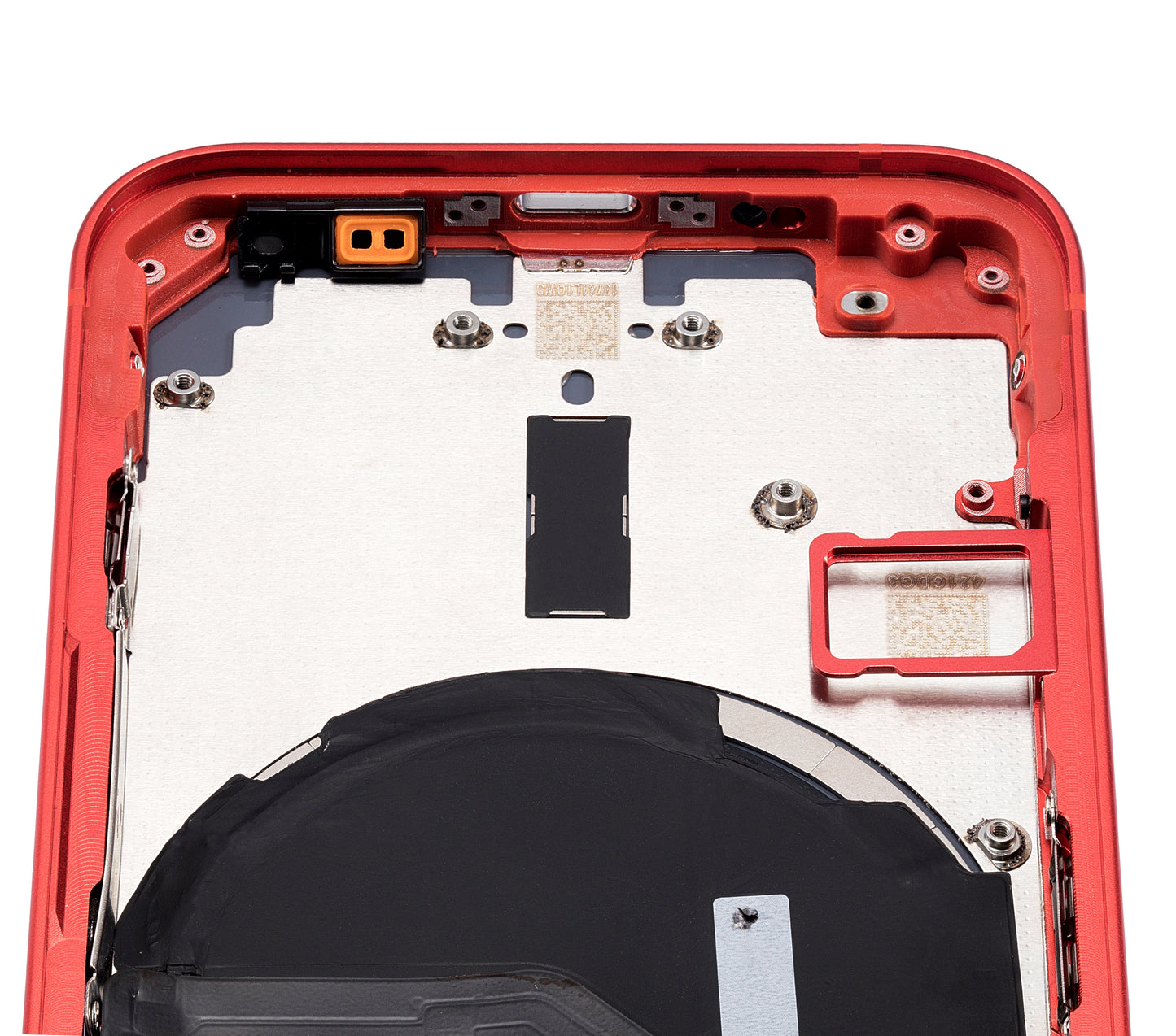 Back Housing W/ Small Parts For iPhone 12 Mini (US Version) (Aftermarket Plus) (Red)