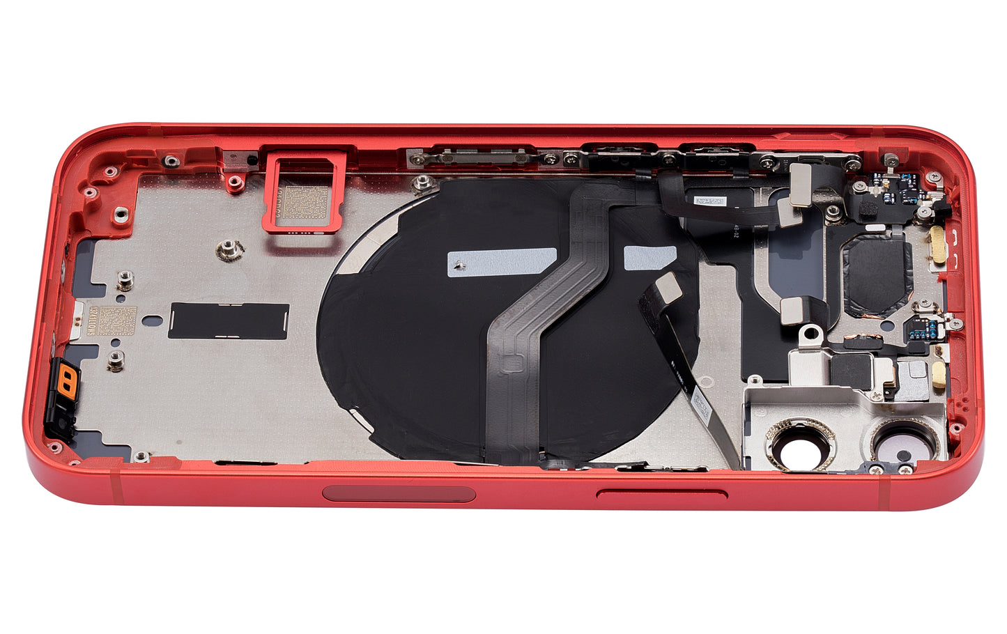 Back Housing W/ Small Parts For iPhone 12 Mini (US Version) (Aftermarket Plus) (Red)