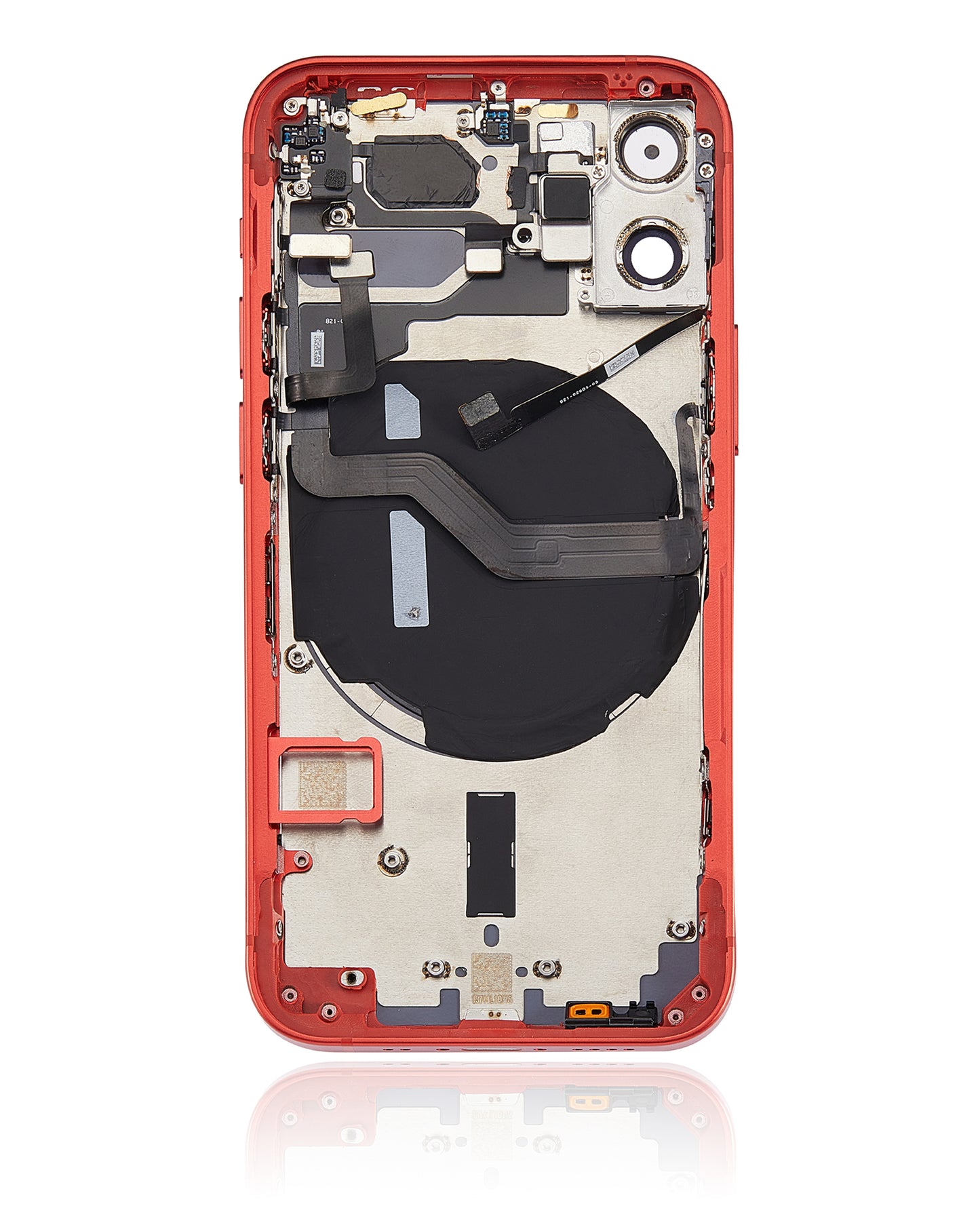 Back Housing W/ Small Parts For iPhone 12 Mini (US Version) (Aftermarket Plus) (Red)