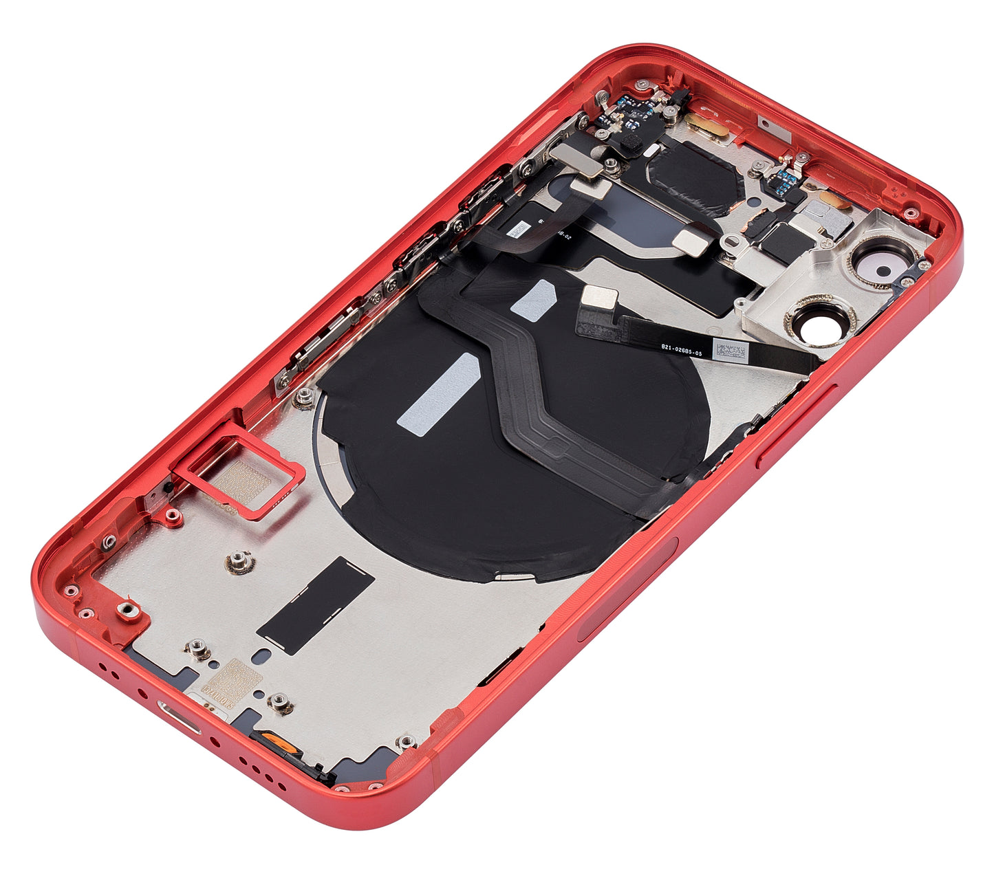 Back Housing W/ Small Parts For iPhone 12 Mini (US Version) (Aftermarket Plus) (Red)