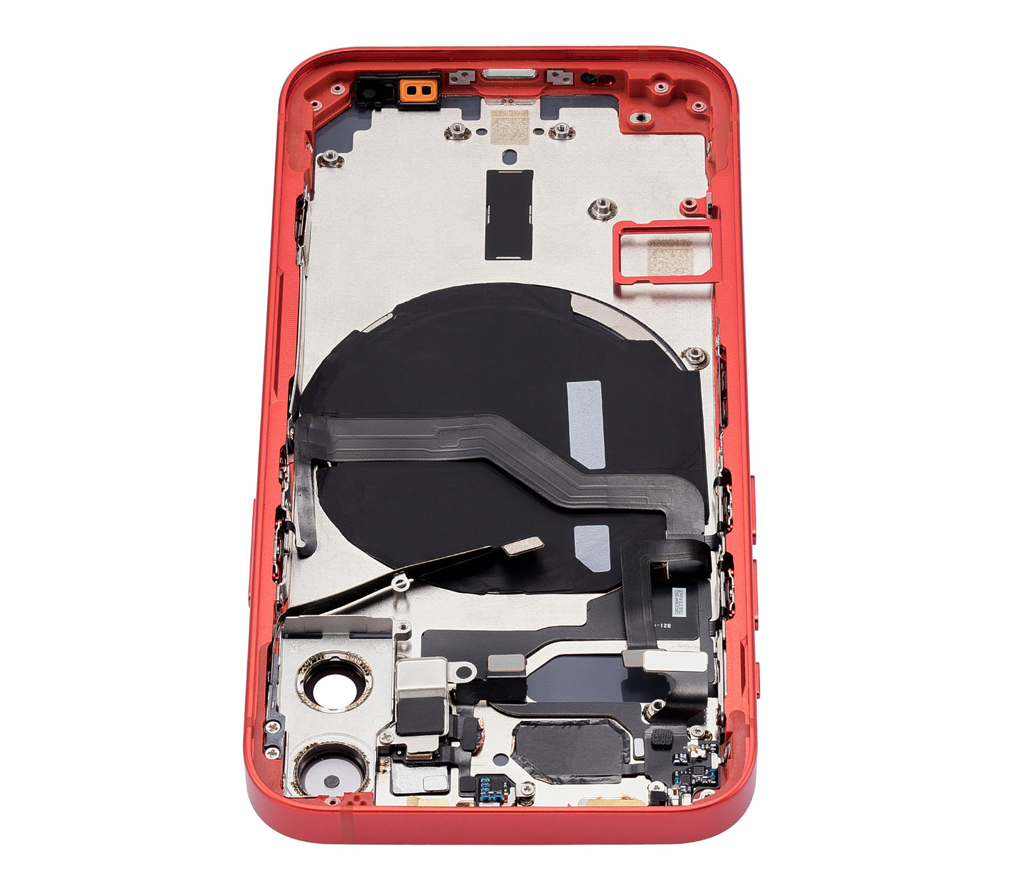 Back Housing W/ Small Parts For iPhone 12 Mini (US Version) (Aftermarket Plus) (Red)