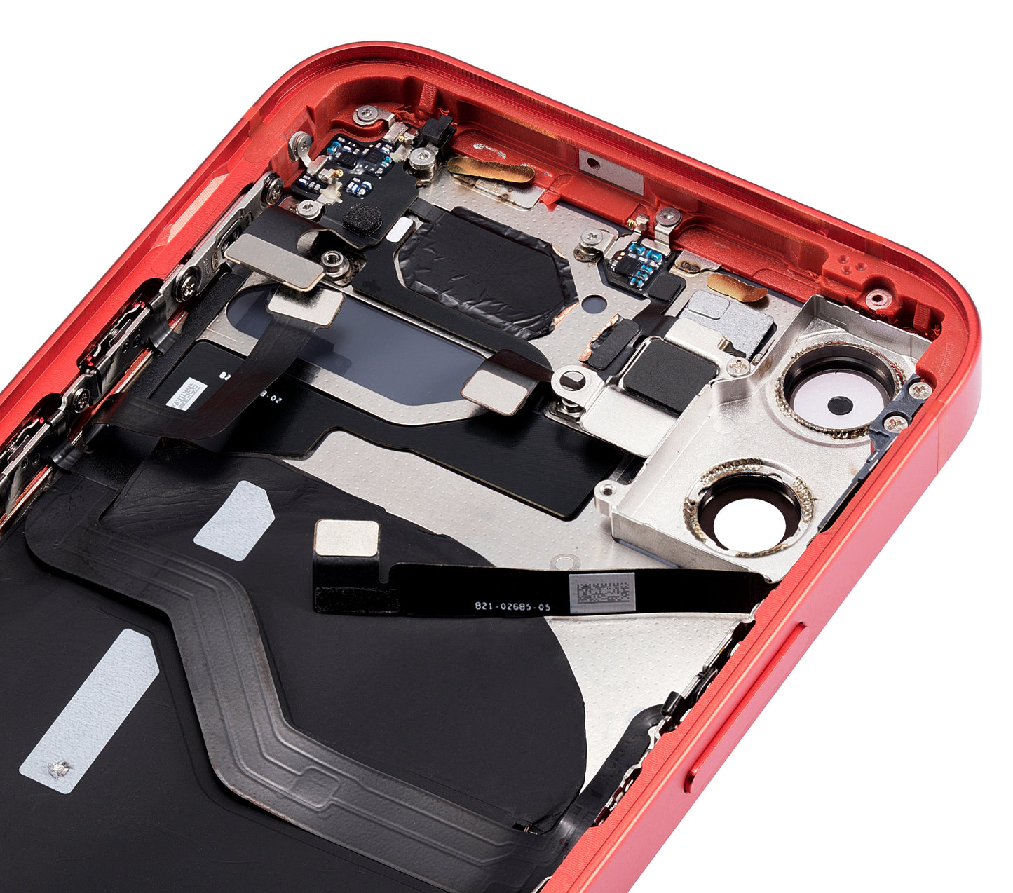 Back Housing W/ Small Parts For iPhone 12 Mini (US Version) (Aftermarket Plus) (Red)