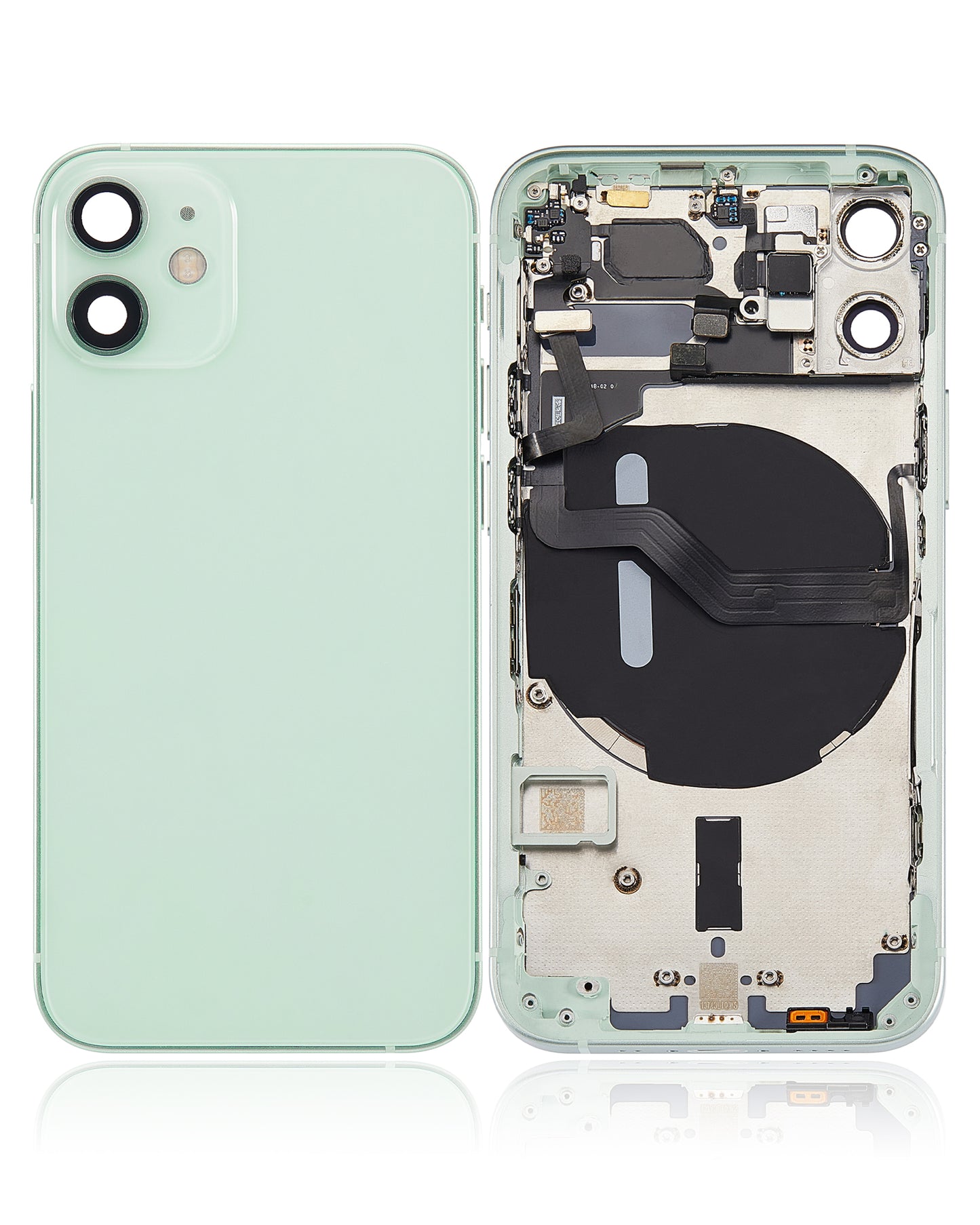 Back Housing W/ Small Parts For iPhone 12 Mini (US Version) (Aftermarket Plus) (Green)