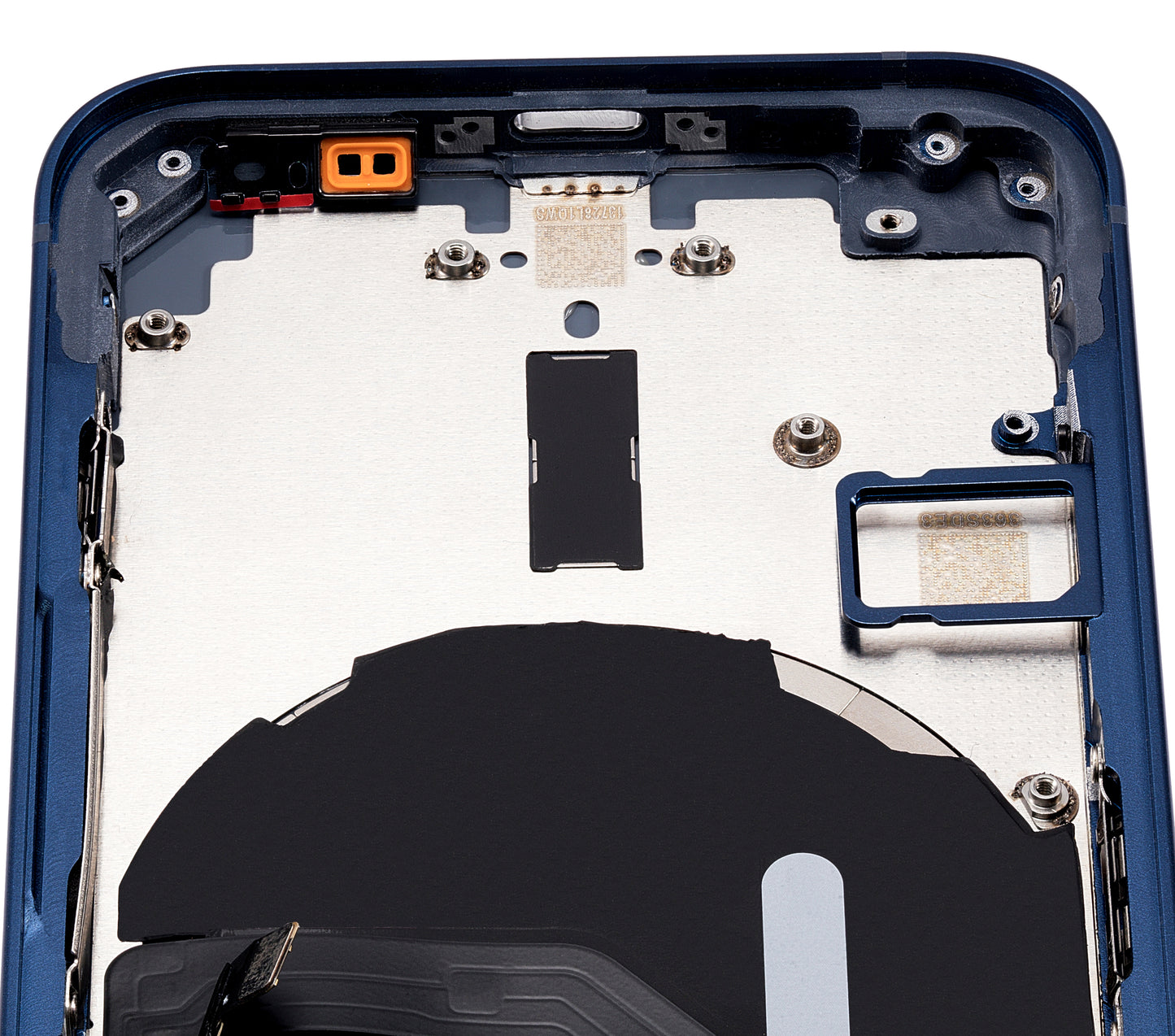 Back Housing W/ Small Parts For iPhone 12 Mini (US Version) (Aftermarket Plus) (Blue)