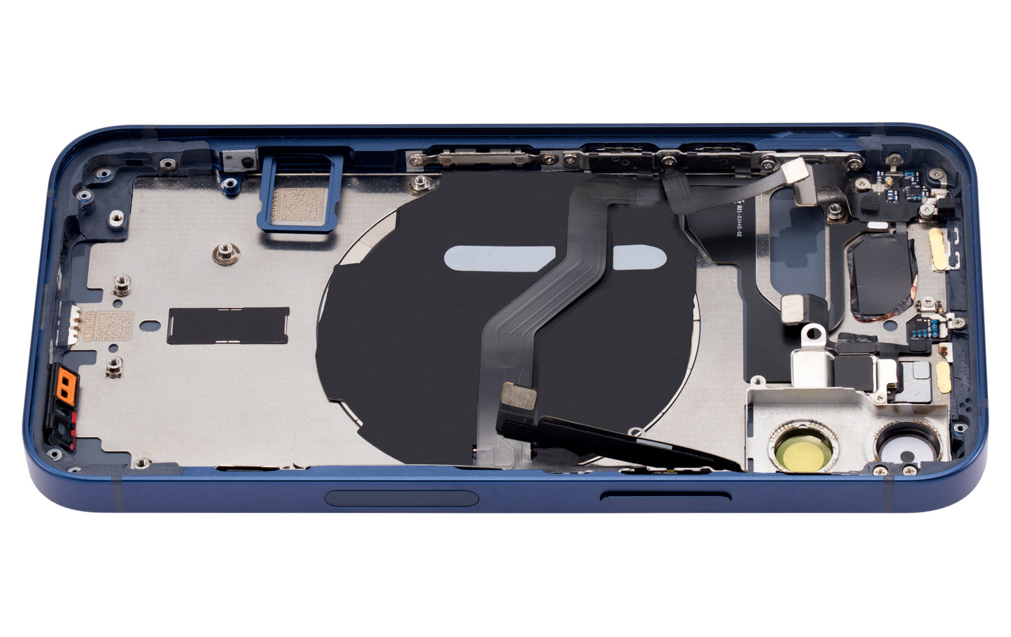 Back Housing W/ Small Parts For iPhone 12 Mini (US Version) (Aftermarket Plus) (Blue)