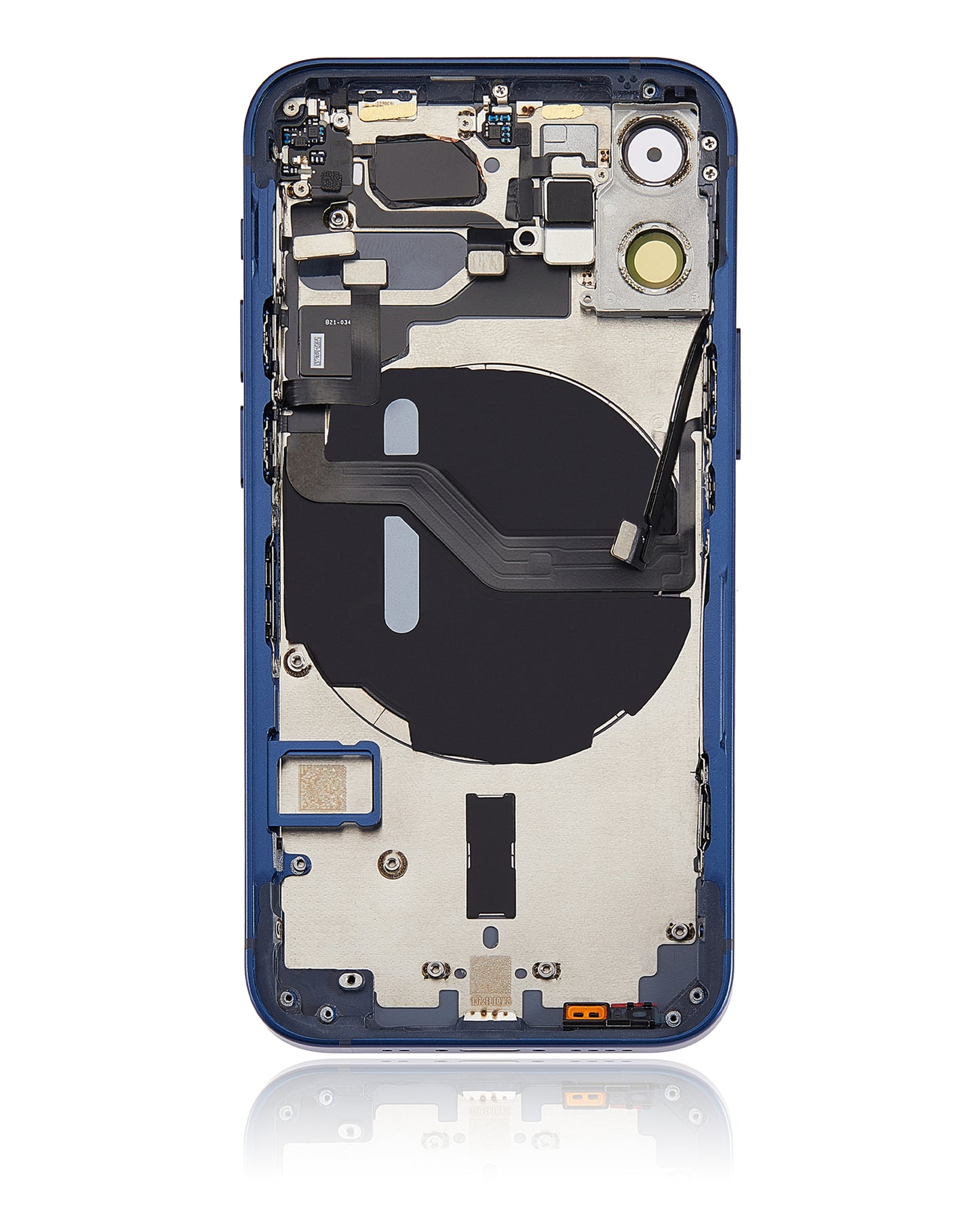Back Housing W/ Small Parts For iPhone 12 Mini (US Version) (Aftermarket Plus) (Blue)