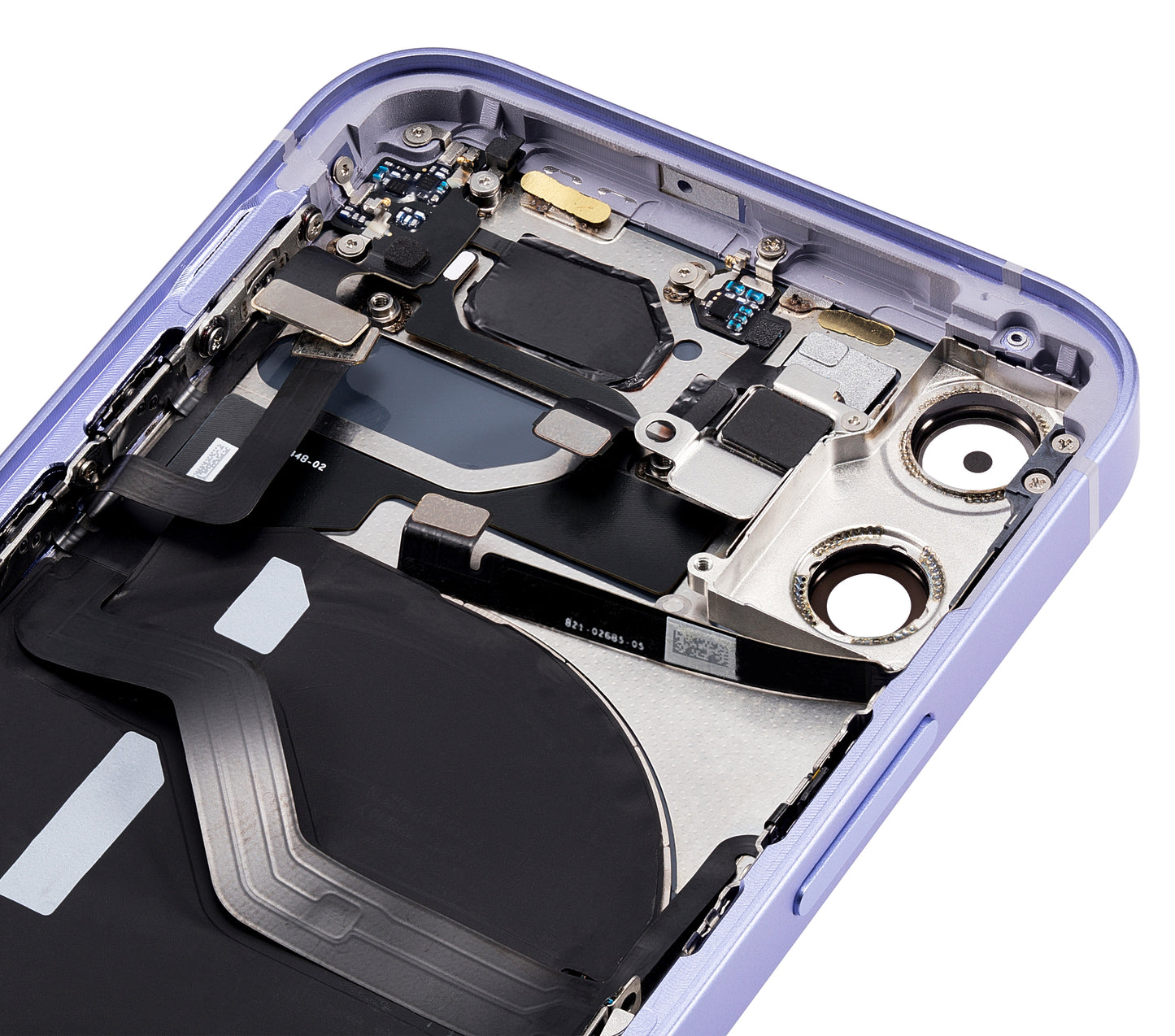 Back Housing W/ Small Parts For iPhone 12 Mini (US Version) (Aftermarket Plus) (Purple)