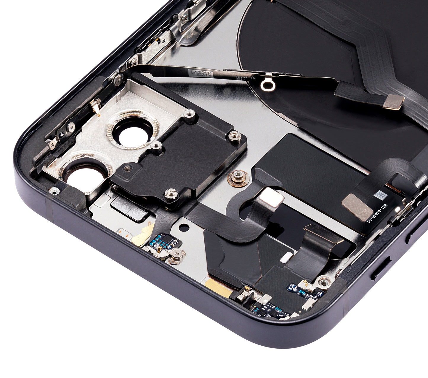 Back Housing W/ Small Parts For iPhone 12 (US Version) (Aftermarket Plus) (Black)