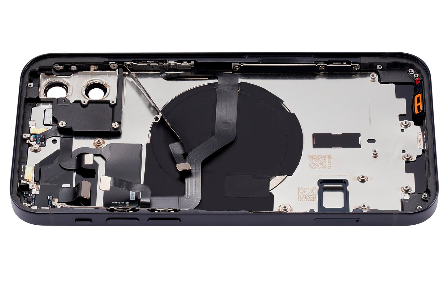 Back Housing W/ Small Parts For iPhone 12 (US Version) (Aftermarket Plus) (Black)