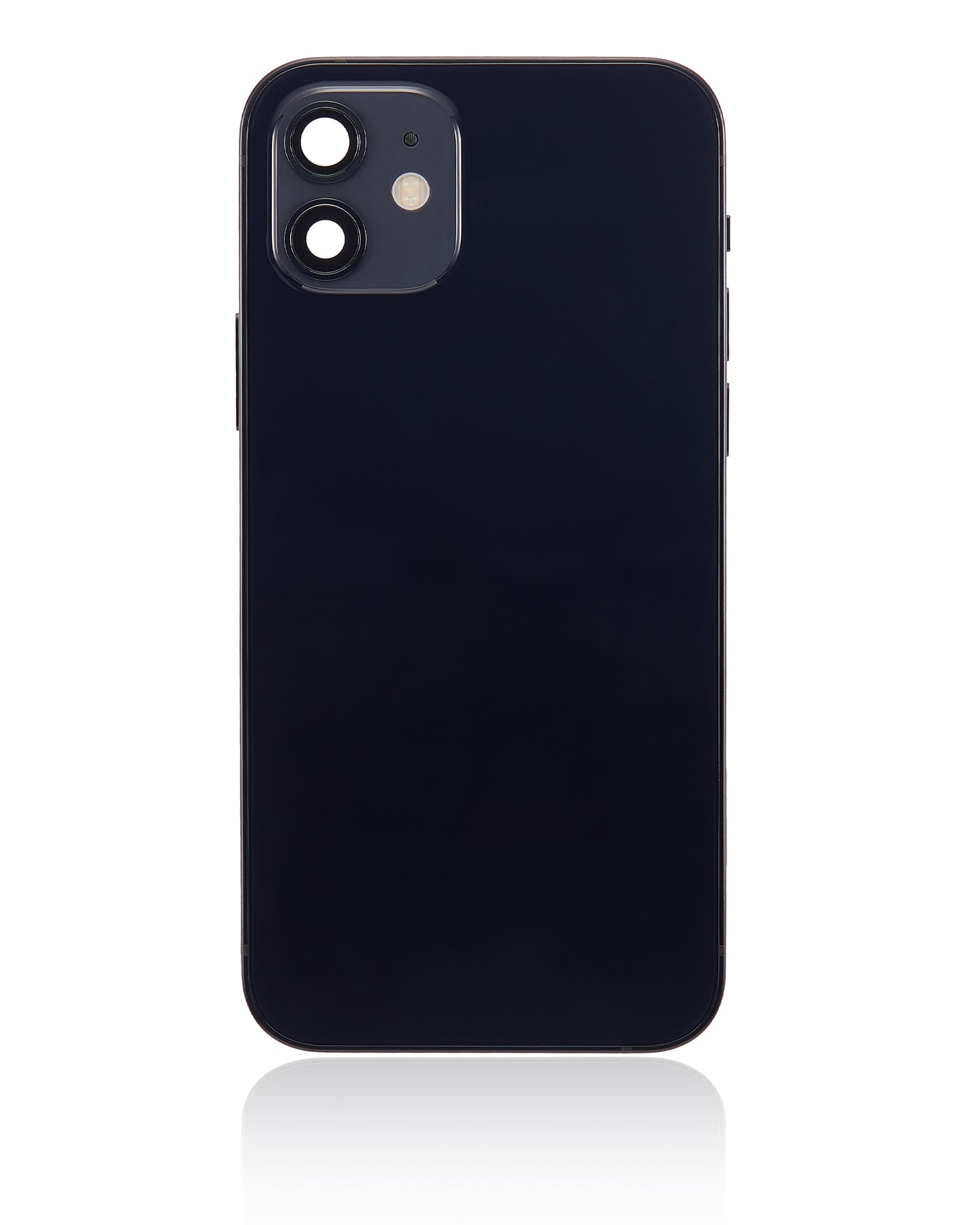 Back Housing W/ Small Parts For iPhone 12 (US Version) (Aftermarket Plus) (Black)
