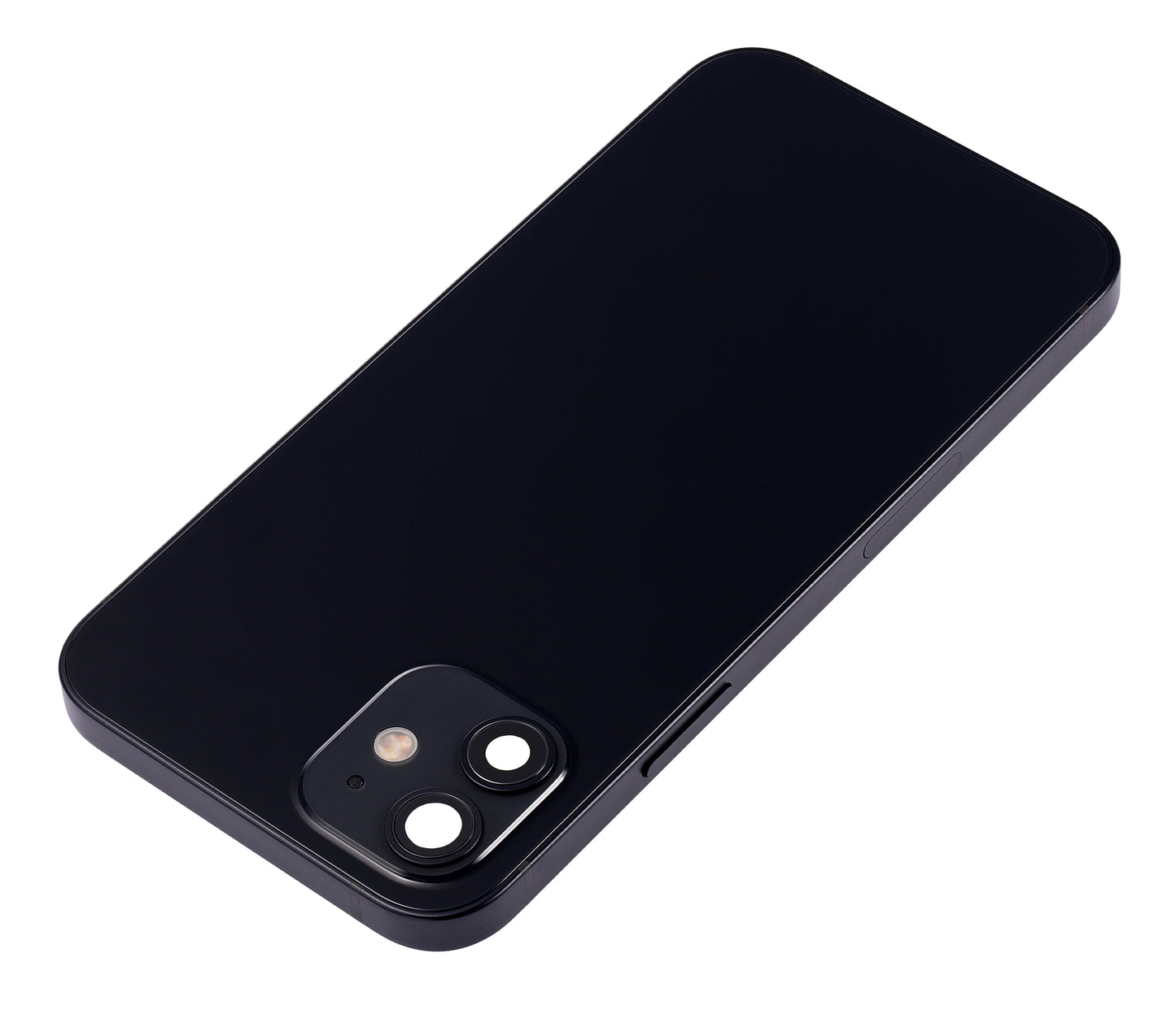 Back Housing W/ Small Parts For iPhone 12 (US Version) (Aftermarket Plus) (Black)