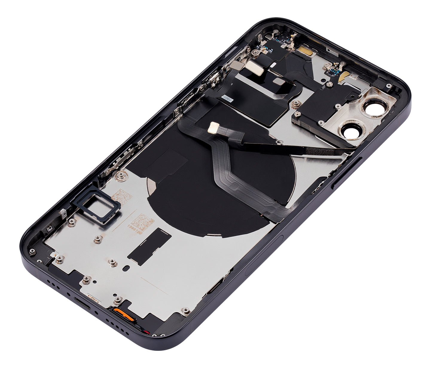 Back Housing W/ Small Parts For iPhone 12 (US Version) (Aftermarket Plus) (Black)