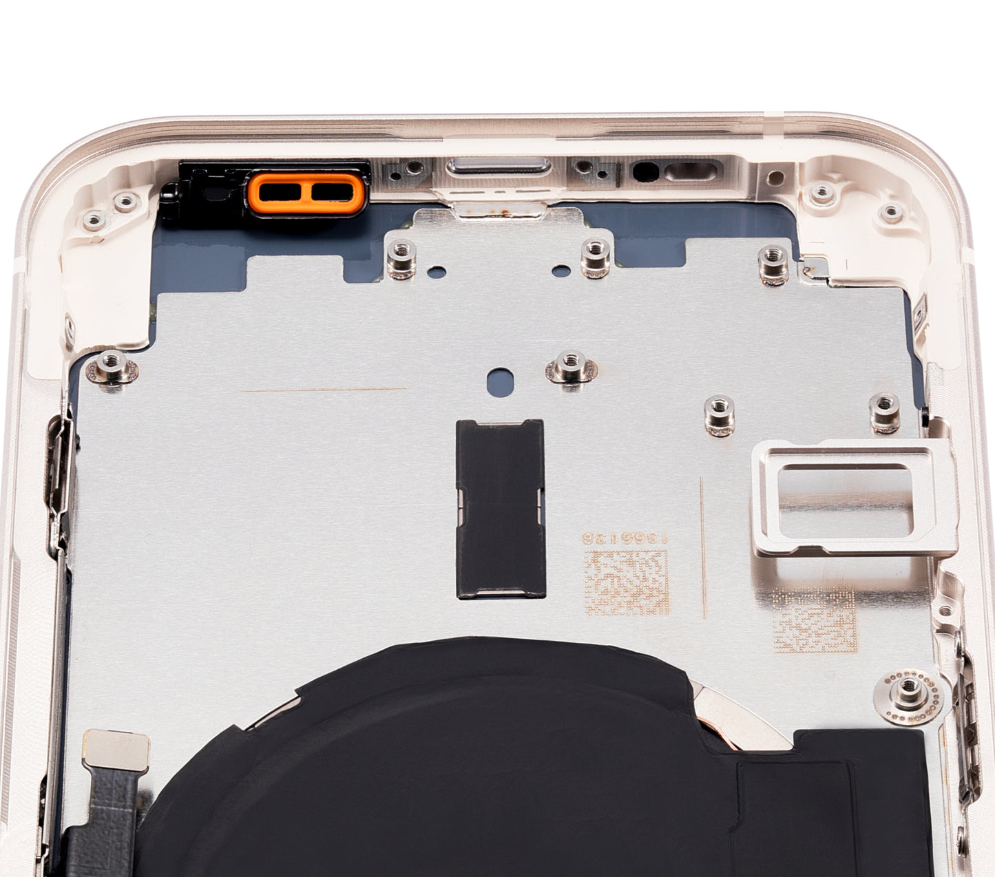 Back Housing W/ Small Parts For iPhone 12 (US Version) (Aftermarket Plus) (White)
