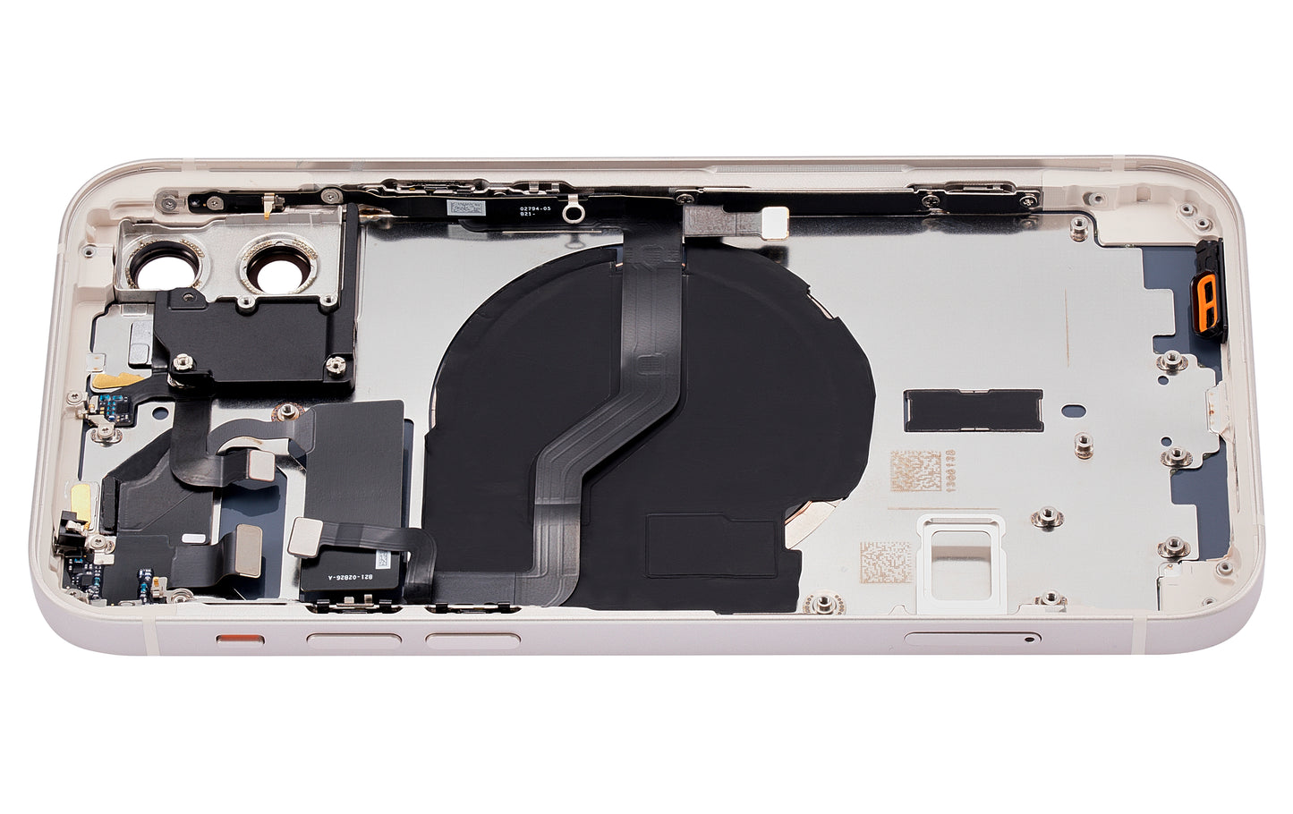 Back Housing W/ Small Parts For iPhone 12 (US Version) (Aftermarket Plus) (White)