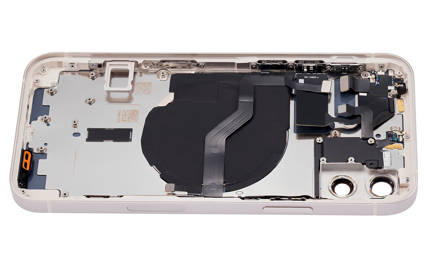 Back Housing W/ Small Parts For iPhone 12 (US Version) (Aftermarket Plus) (White)