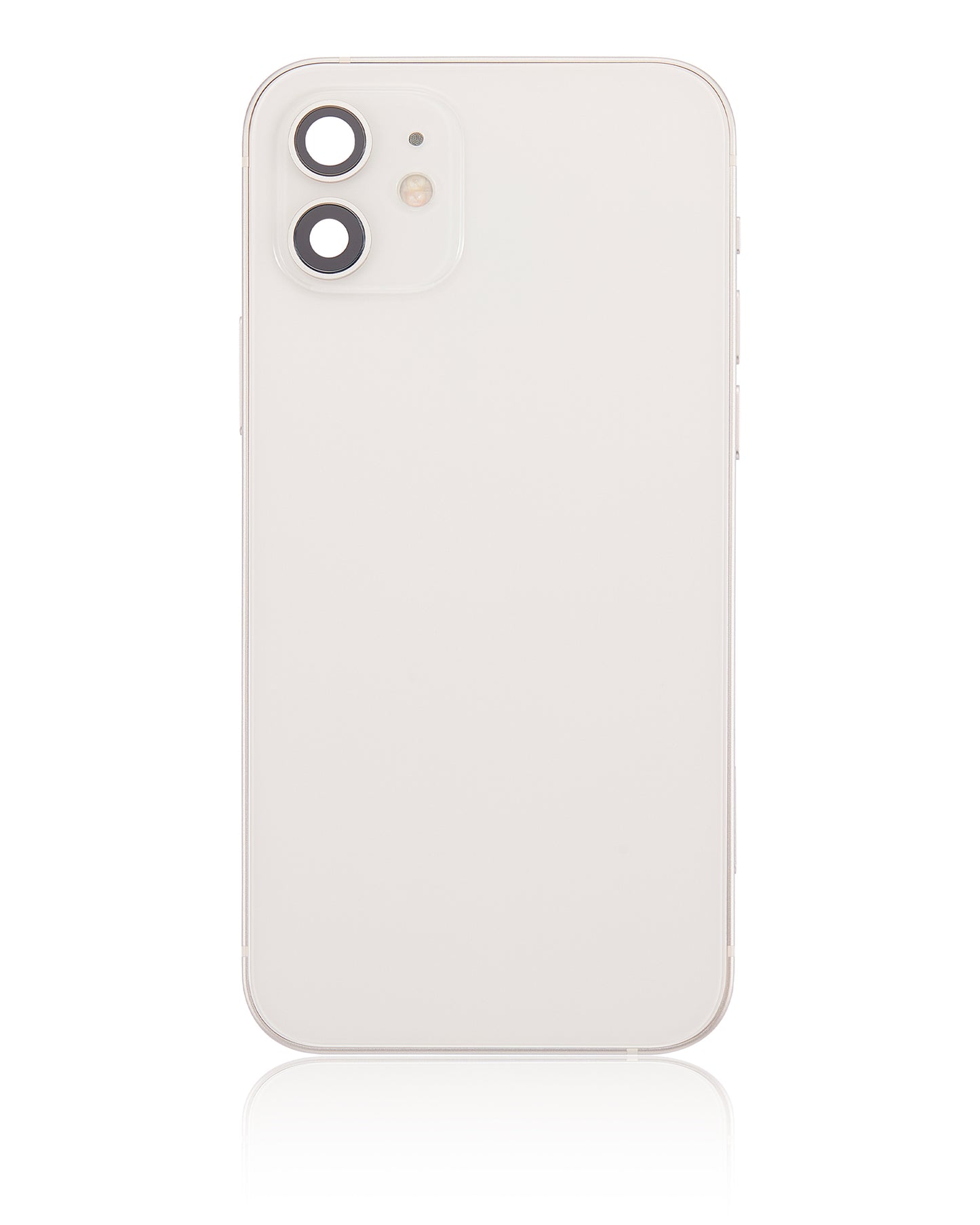Back Housing W/ Small Parts For iPhone 12 (US Version) (Aftermarket Plus) (White)