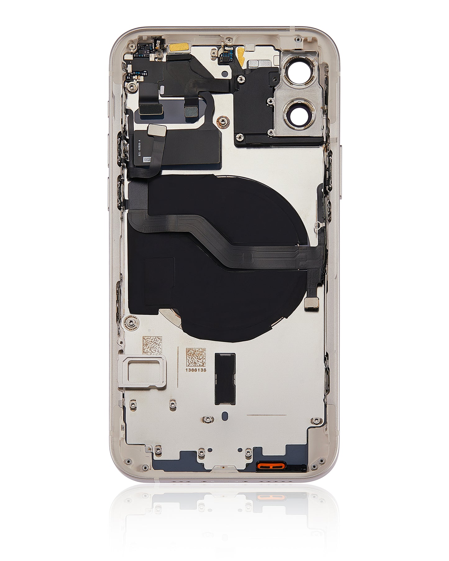 Back Housing W/ Small Parts For iPhone 12 (US Version) (Aftermarket Plus) (White)