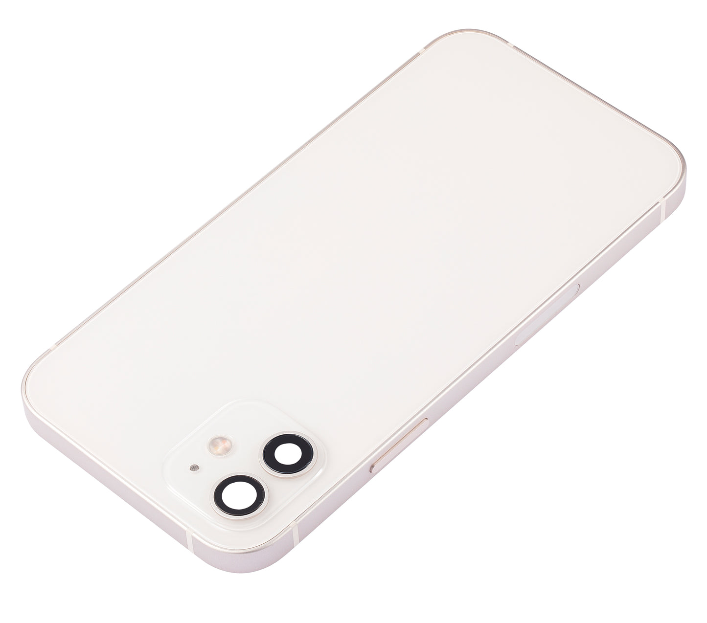 Back Housing W/ Small Parts For iPhone 12 (US Version) (Aftermarket Plus) (White)