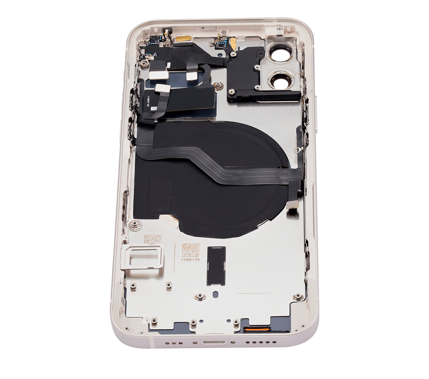 Back Housing W/ Small Parts For iPhone 12 (US Version) (Aftermarket Plus) (White)