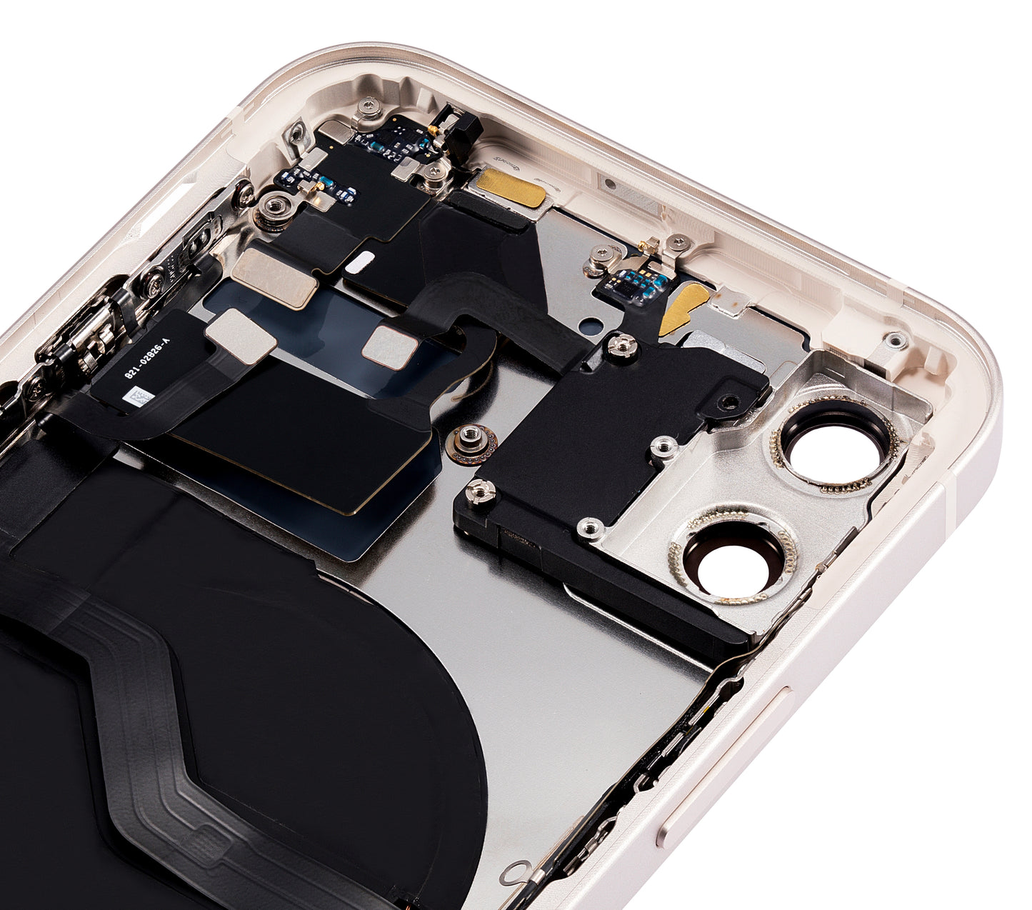 Back Housing W/ Small Parts For iPhone 12 (US Version) (Aftermarket Plus) (White)