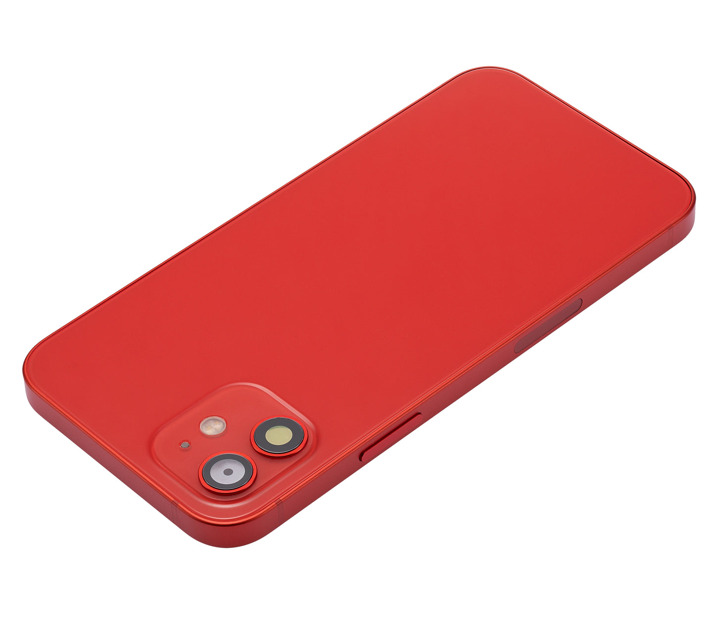 Back Housing W/ Small Parts For iPhone 12 (US Version) (Aftermarket Plus) (Red)