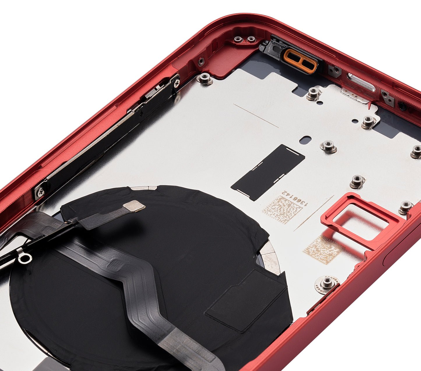Back Housing W/ Small Parts For iPhone 12 (US Version) (Aftermarket Plus) (Red)