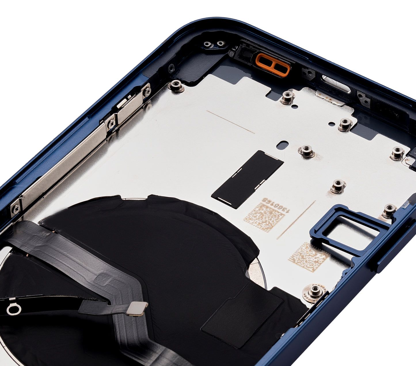 Back Housing W/ Small Parts For iPhone 12 (US Version) (Aftermarket Plus) (Blue)