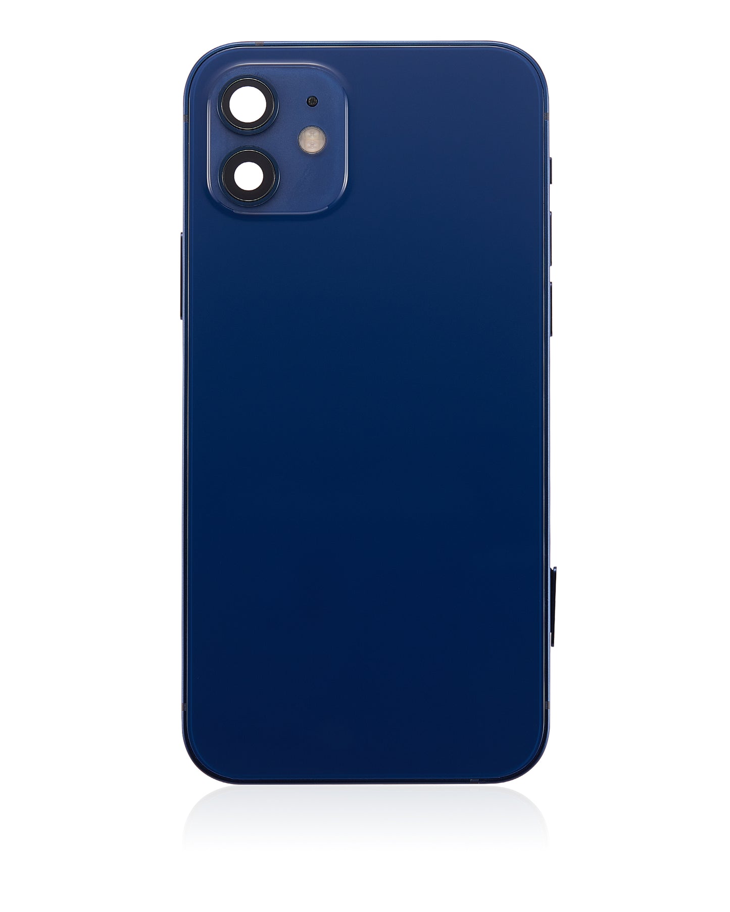 Back Housing W/ Small Parts For iPhone 12 (US Version) (Aftermarket Plus) (Blue)