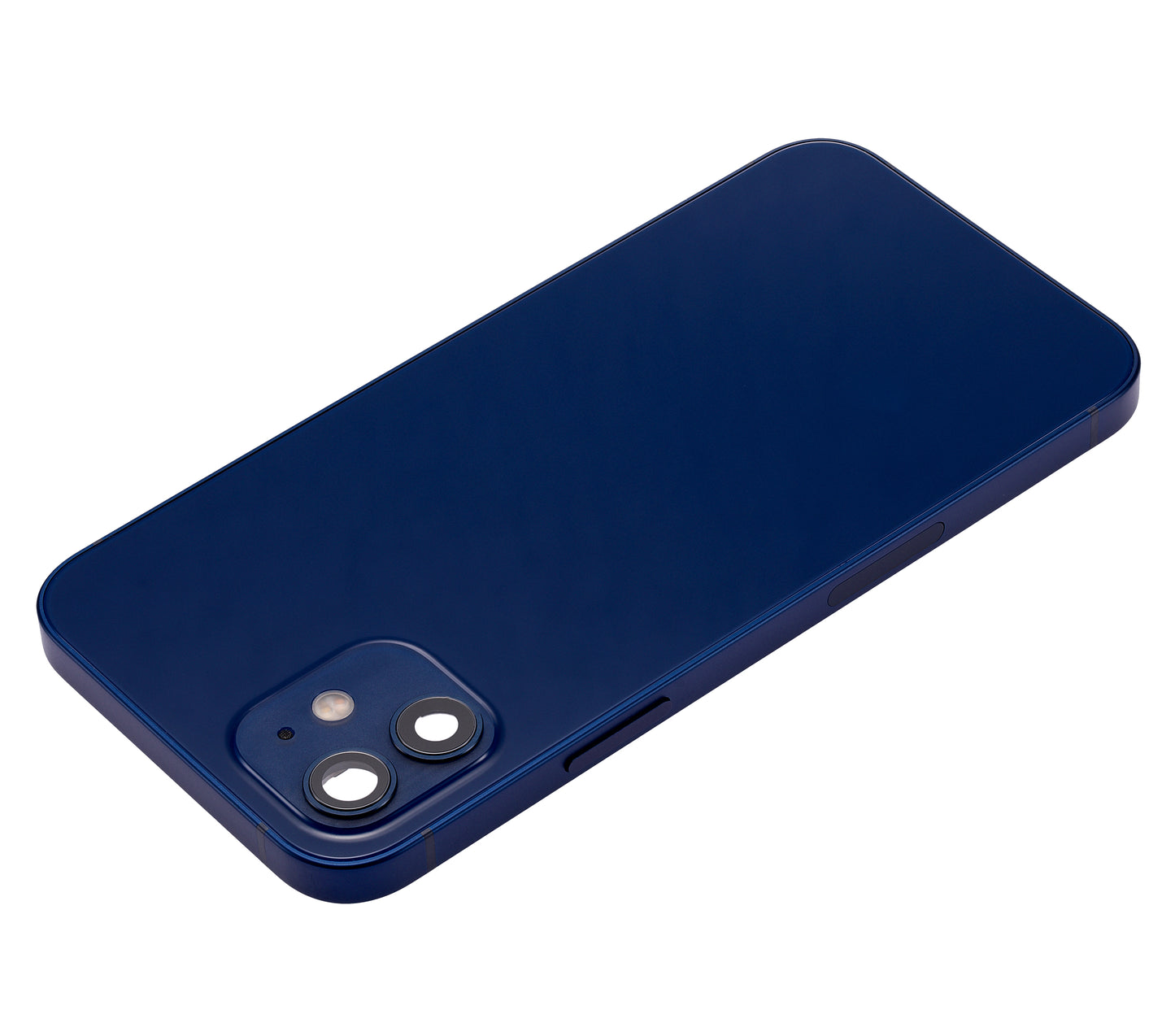 Back Housing W/ Small Parts For iPhone 12 (US Version) (Aftermarket Plus) (Blue)