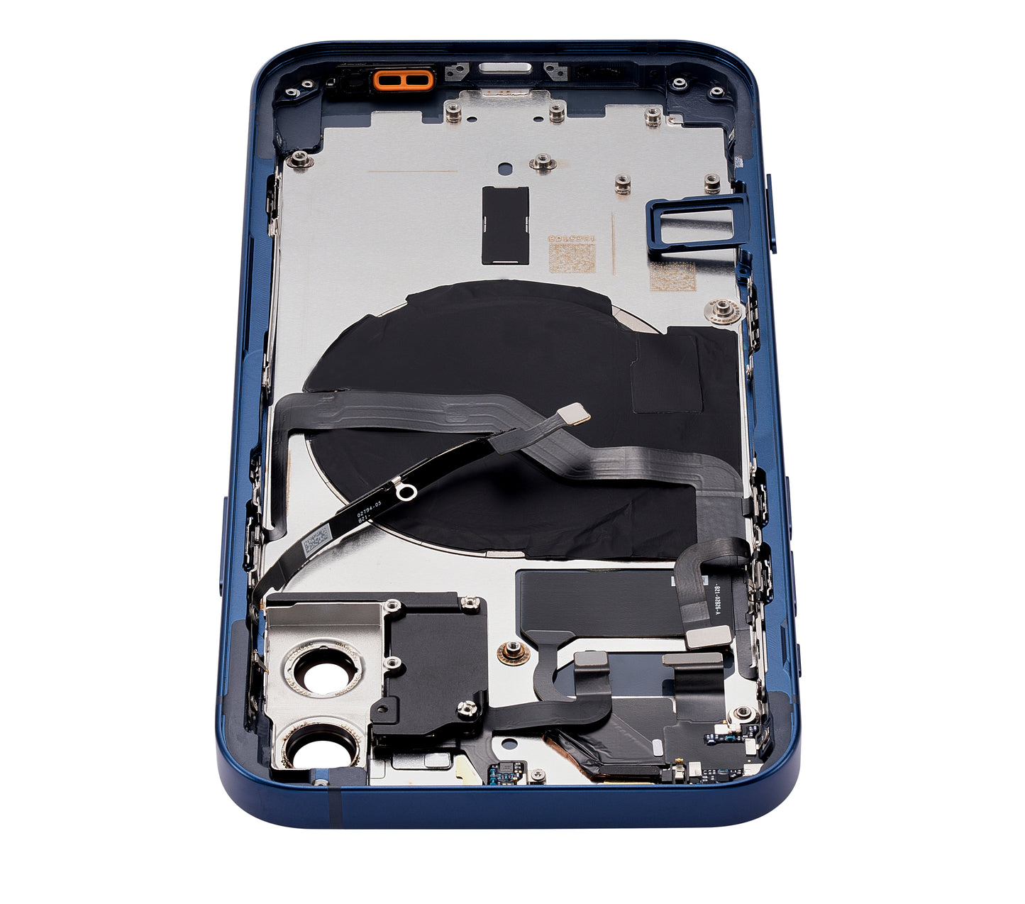 Back Housing W/ Small Parts For iPhone 12 (US Version) (Aftermarket Plus) (Blue)