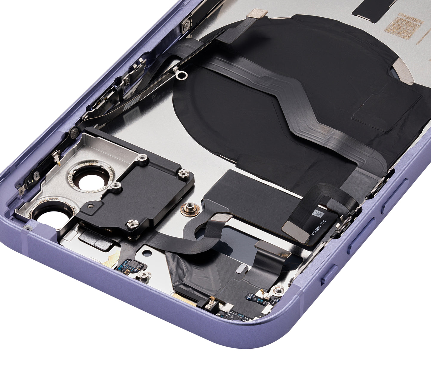 Back Housing W/ Small Parts For iPhone 12 (US Version) (Aftermarket Plus) (Purple)