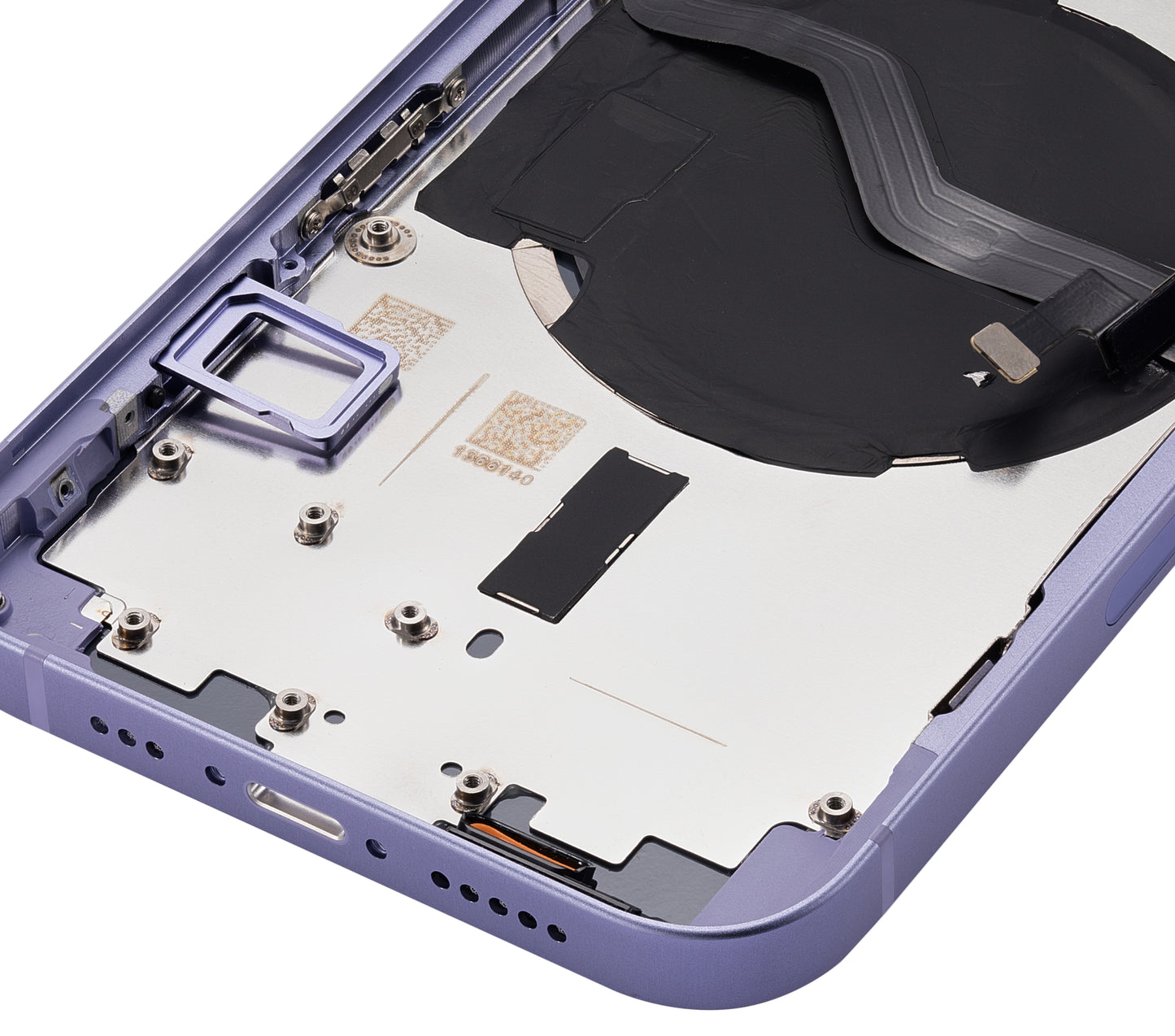 Back Housing W/ Small Parts For iPhone 12 (US Version) (Aftermarket Plus) (Purple)