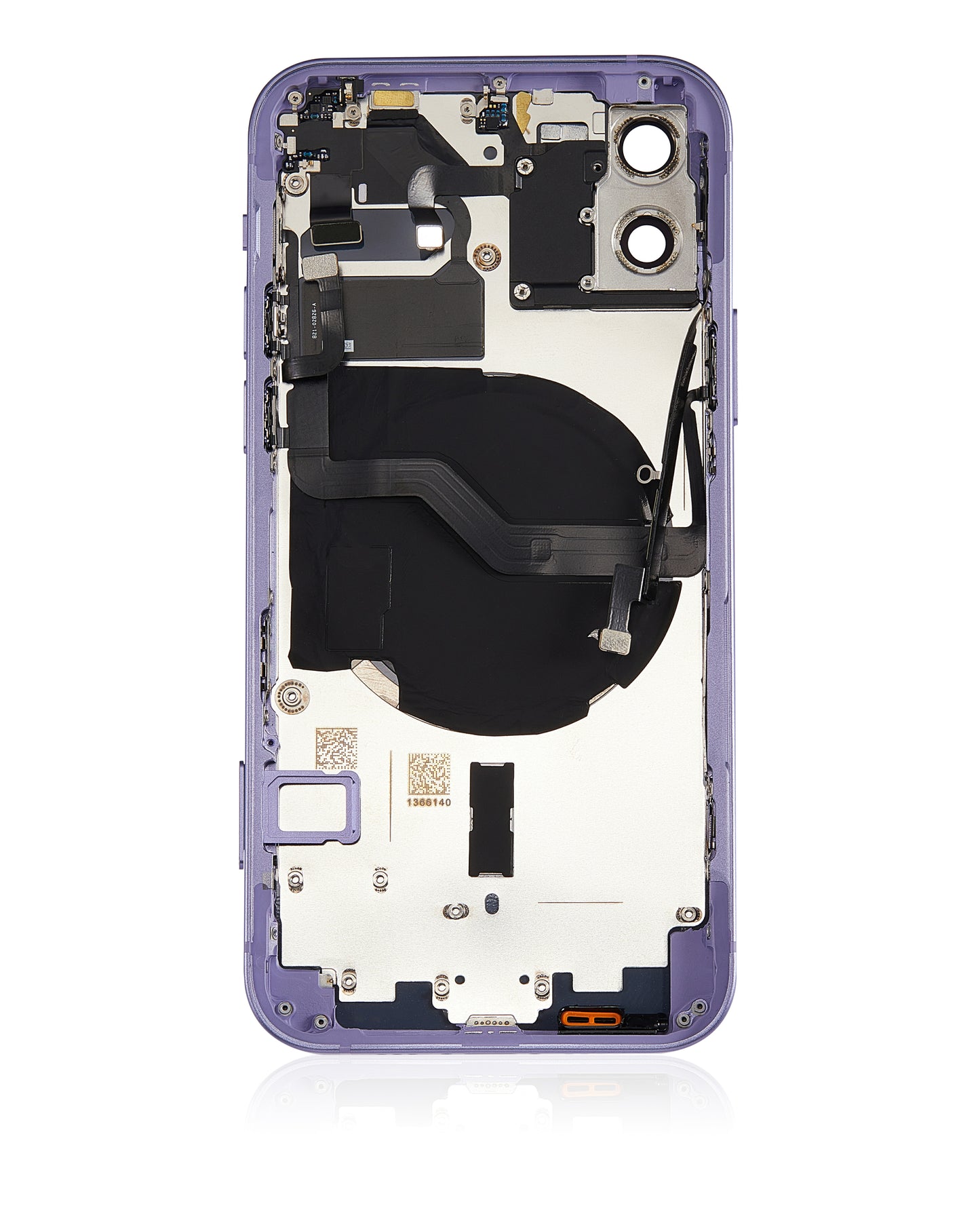 Back Housing W/ Small Parts For iPhone 12 (US Version) (Aftermarket Plus) (Purple)
