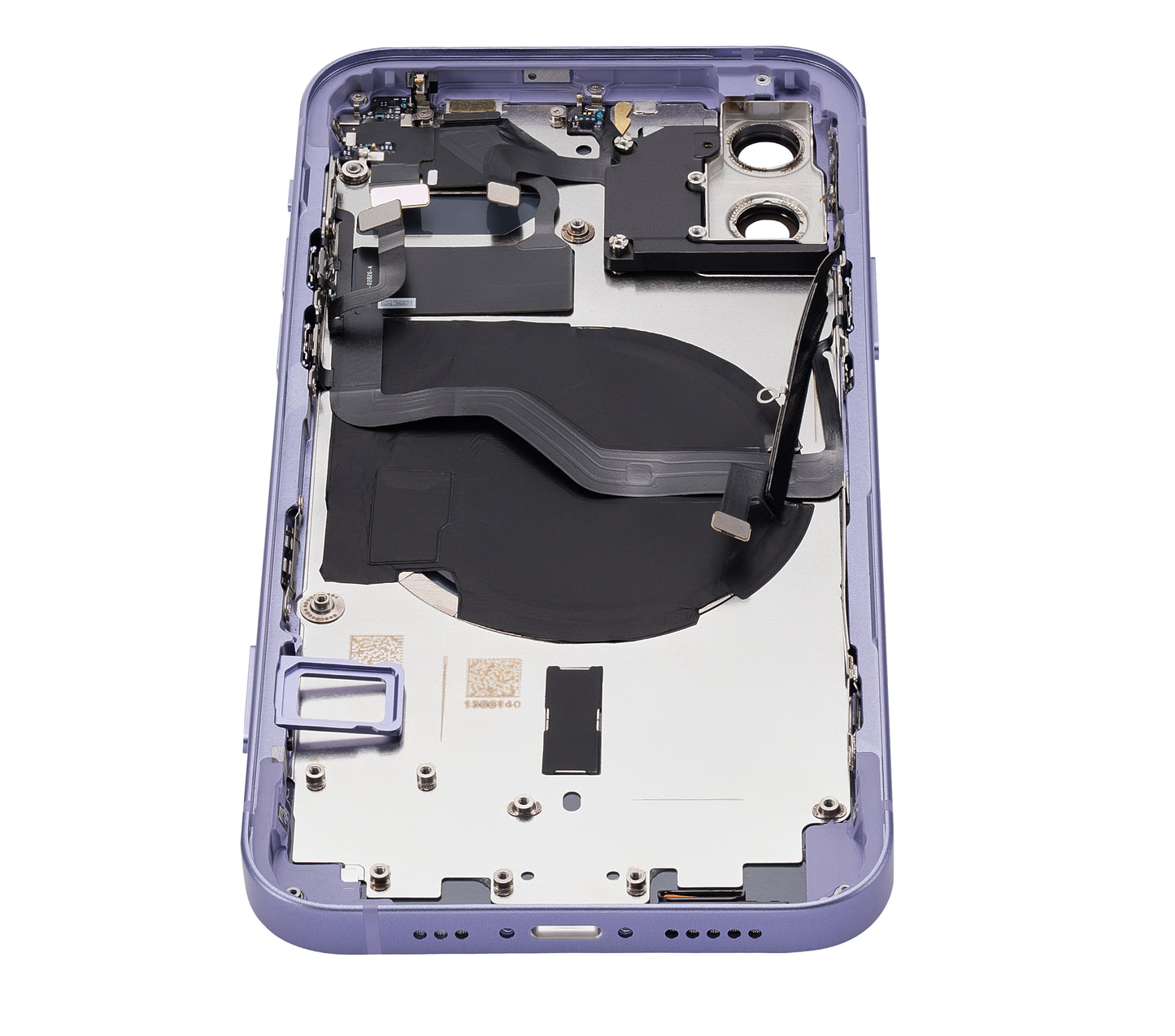 Back Housing W/ Small Parts For iPhone 12 (US Version) (Aftermarket Plus) (Purple)