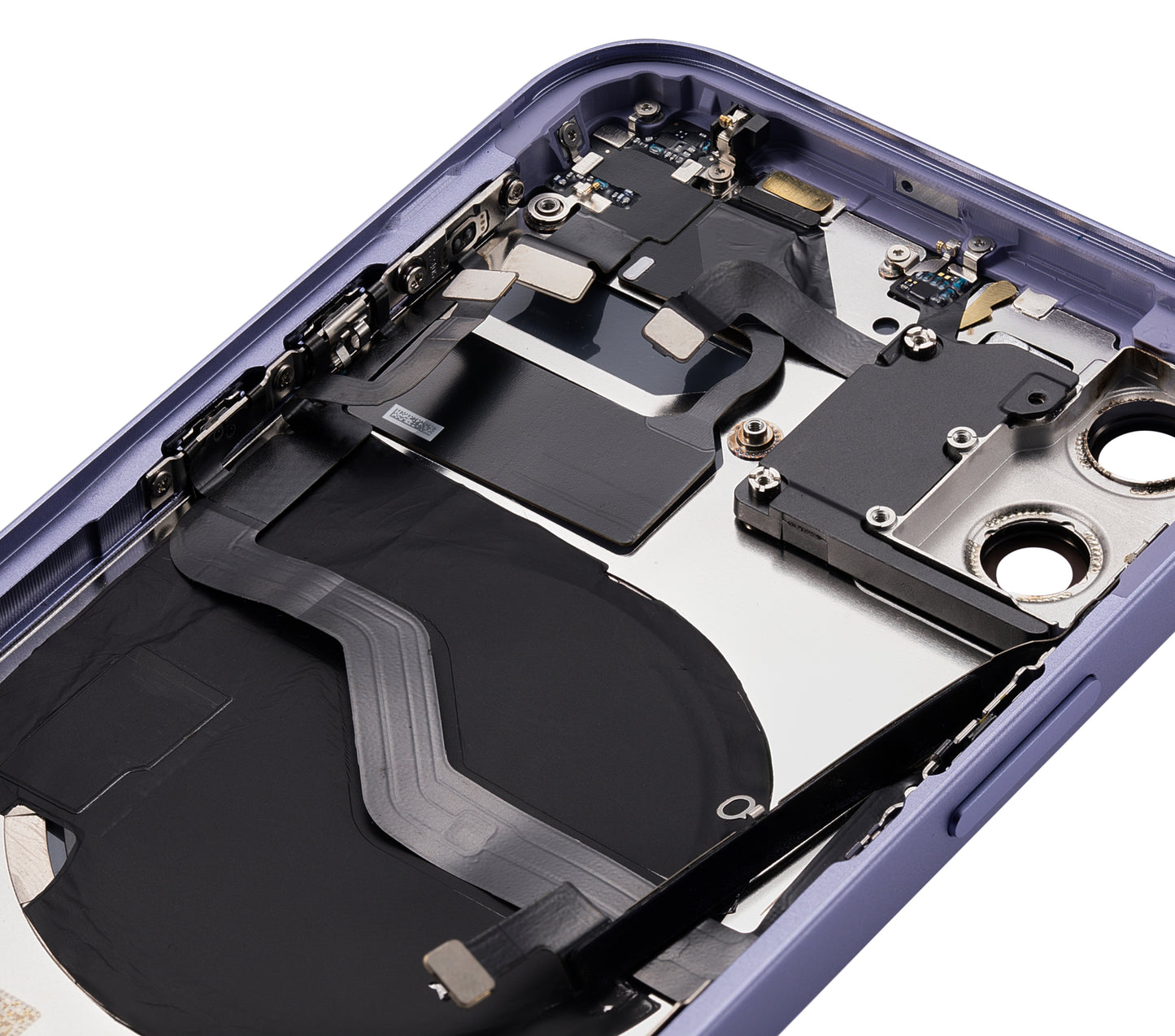 Back Housing W/ Small Parts For iPhone 12 (US Version) (Aftermarket Plus) (Purple)