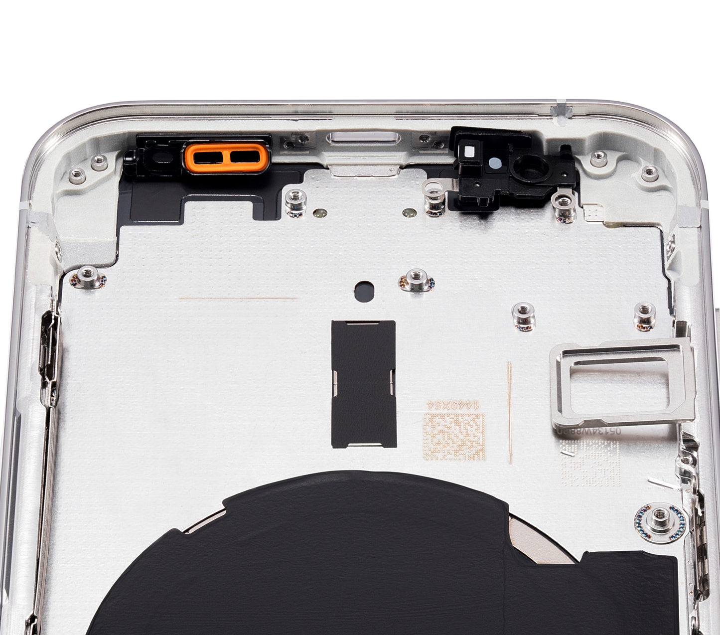 Back Housing W/ Small Parts For iPhone 12 Pro (US Version) (Aftermarket Plus) (Silver)