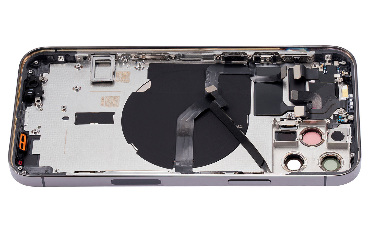 Back Housing W/ Small Parts For iPhone 12 Pro (US Version) (Aftermarket Plus) (Graphite)