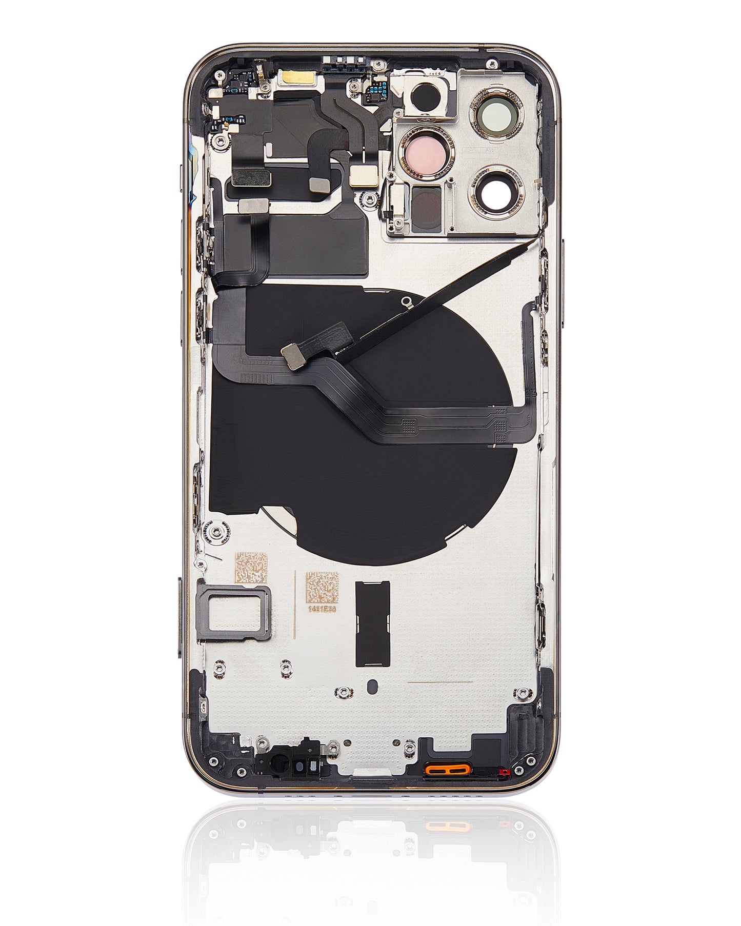 Back Housing W/ Small Parts For iPhone 12 Pro (US Version) (Aftermarket Plus) (Graphite)