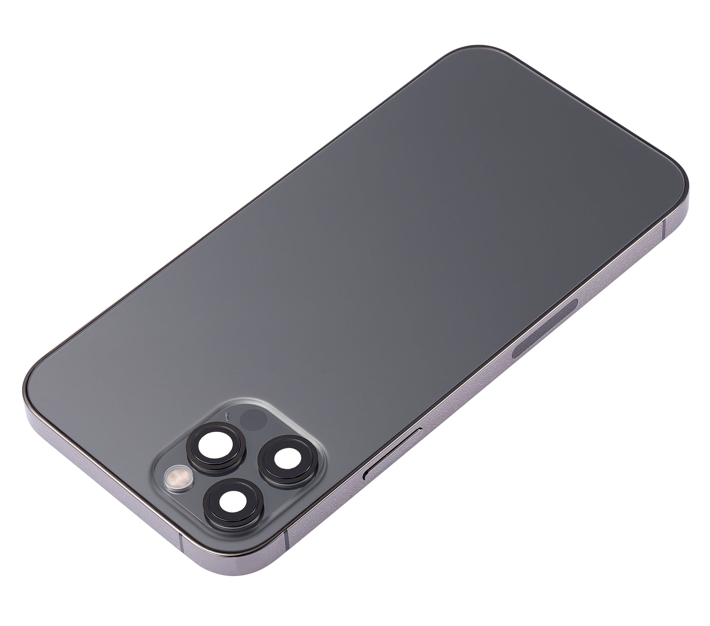 Back Housing W/ Small Parts For iPhone 12 Pro (US Version) (Aftermarket Plus) (Graphite)