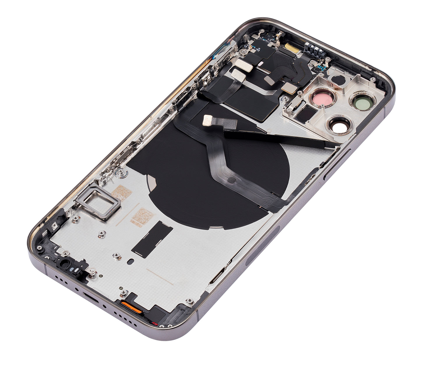 Back Housing W/ Small Parts For iPhone 12 Pro (US Version) (Aftermarket Plus) (Graphite)