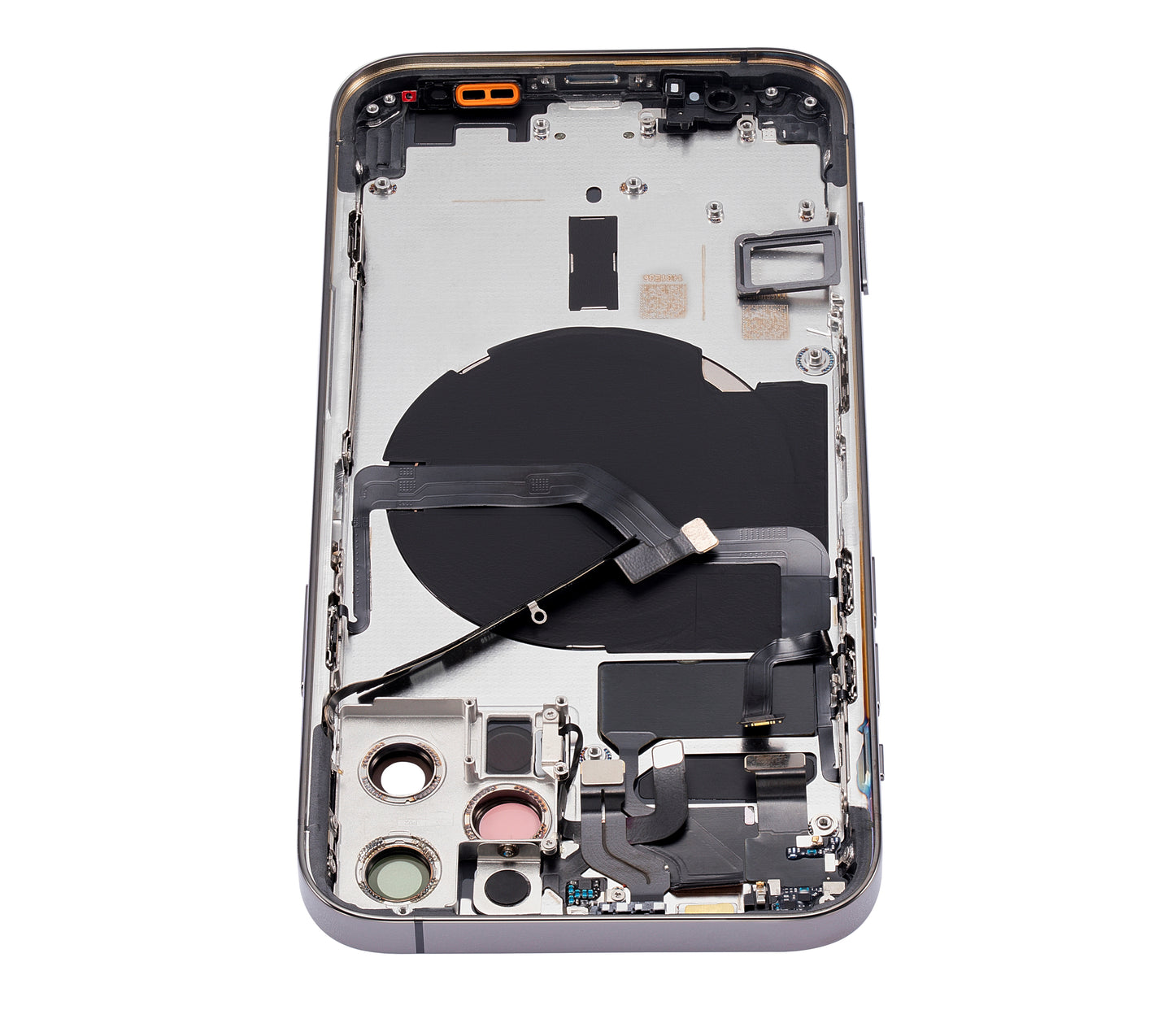 Back Housing W/ Small Parts For iPhone 12 Pro (US Version) (Aftermarket Plus) (Graphite)