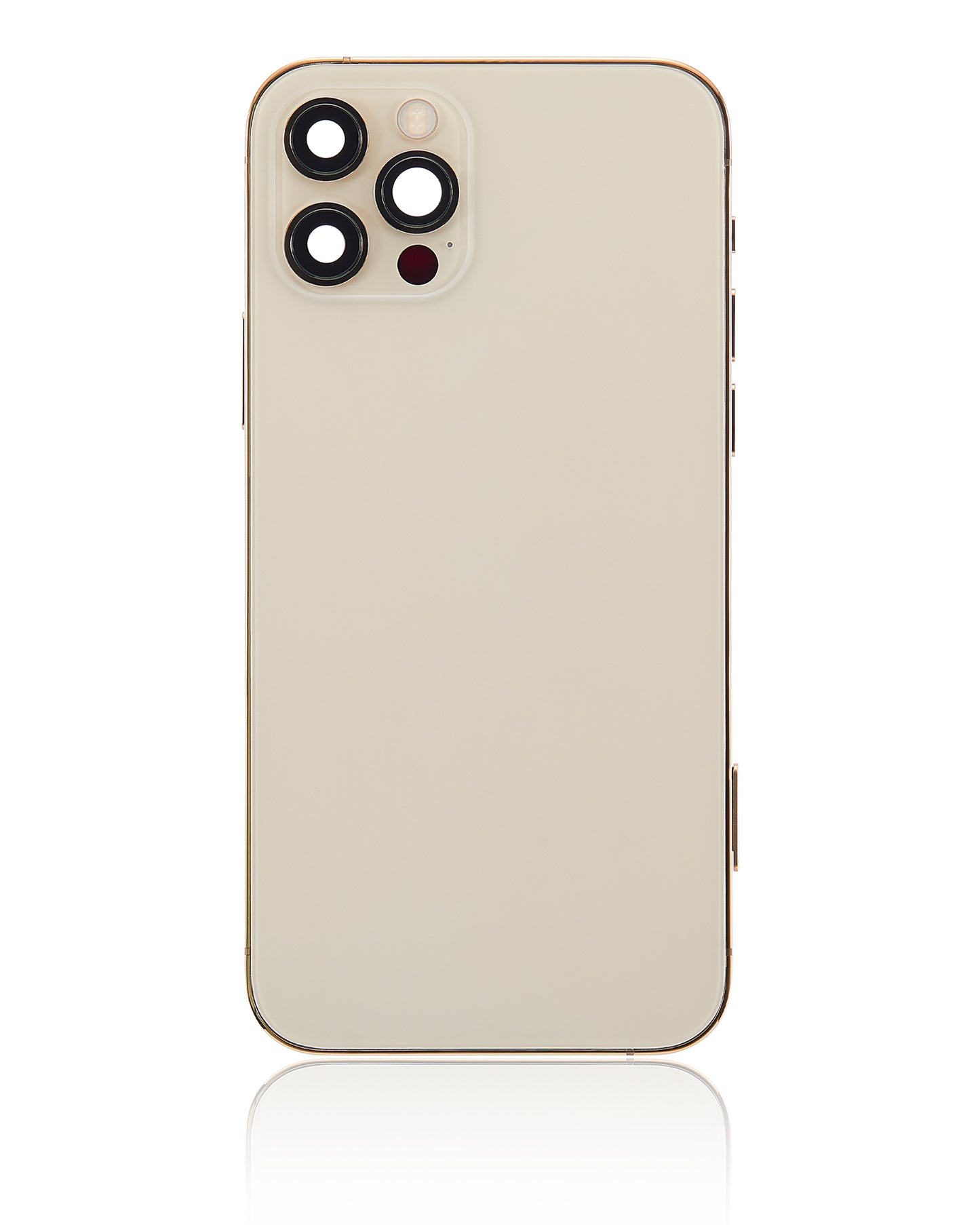 Back Housing W/ Small Parts For iPhone 12 Pro (US Version) (Aftermarket Plus) (Gold)