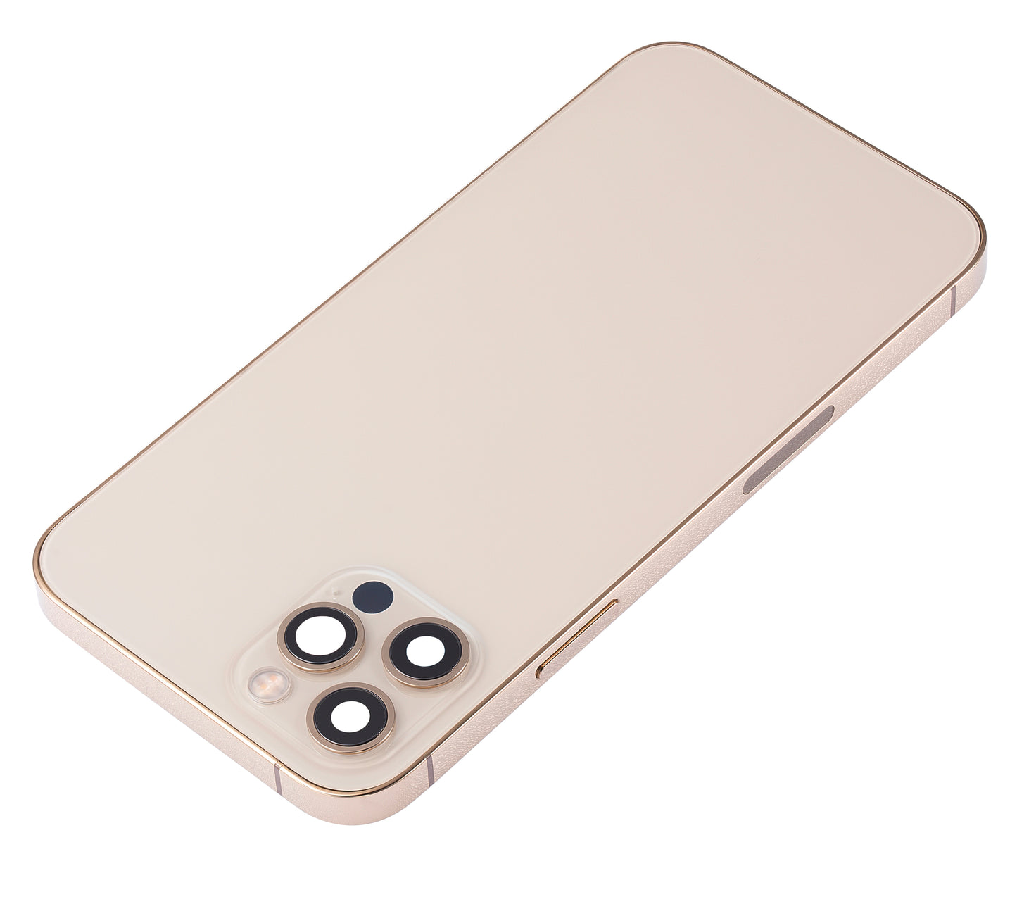 Back Housing W/ Small Parts For iPhone 12 Pro (US Version) (Aftermarket Plus) (Gold)