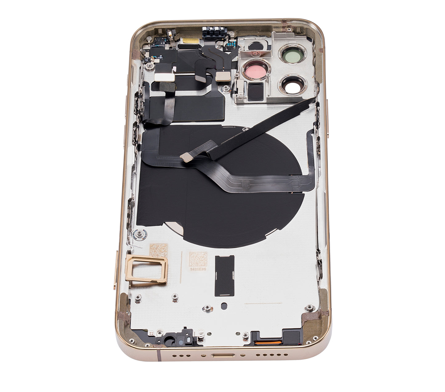 Back Housing W/ Small Parts For iPhone 12 Pro (US Version) (Aftermarket Plus) (Gold)