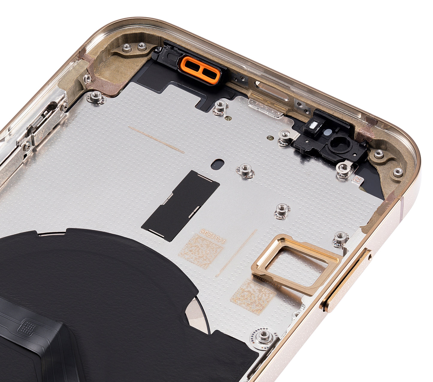 Back Housing W/ Small Parts For iPhone 12 Pro (US Version) (Aftermarket Plus) (Gold)